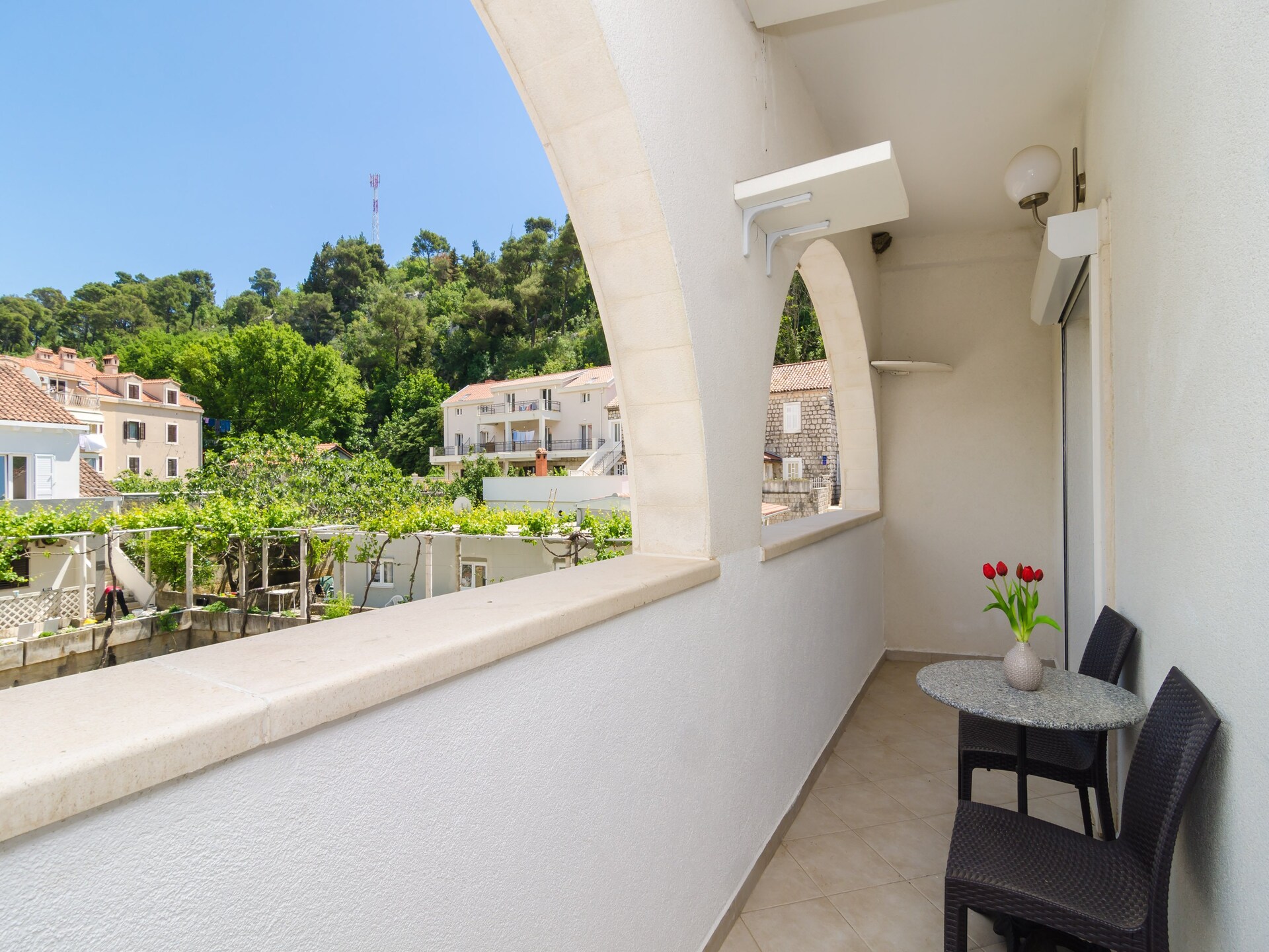 Studio met balkon en uitzicht op zee bij Dubrovnik - foto 10