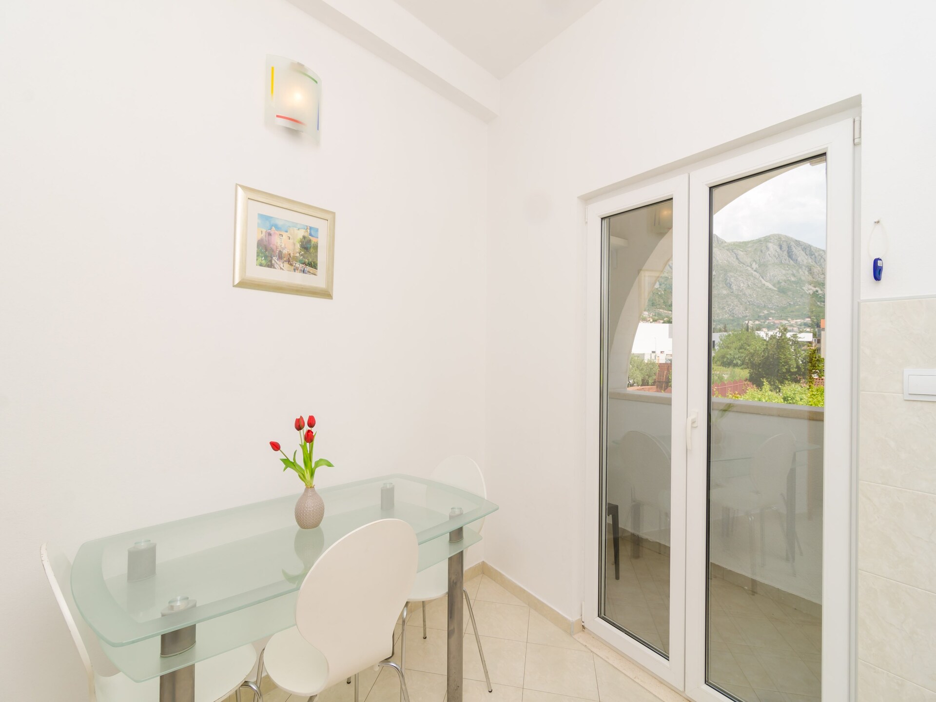 Studio met balkon en uitzicht op zee bij Dubrovnik - foto 1