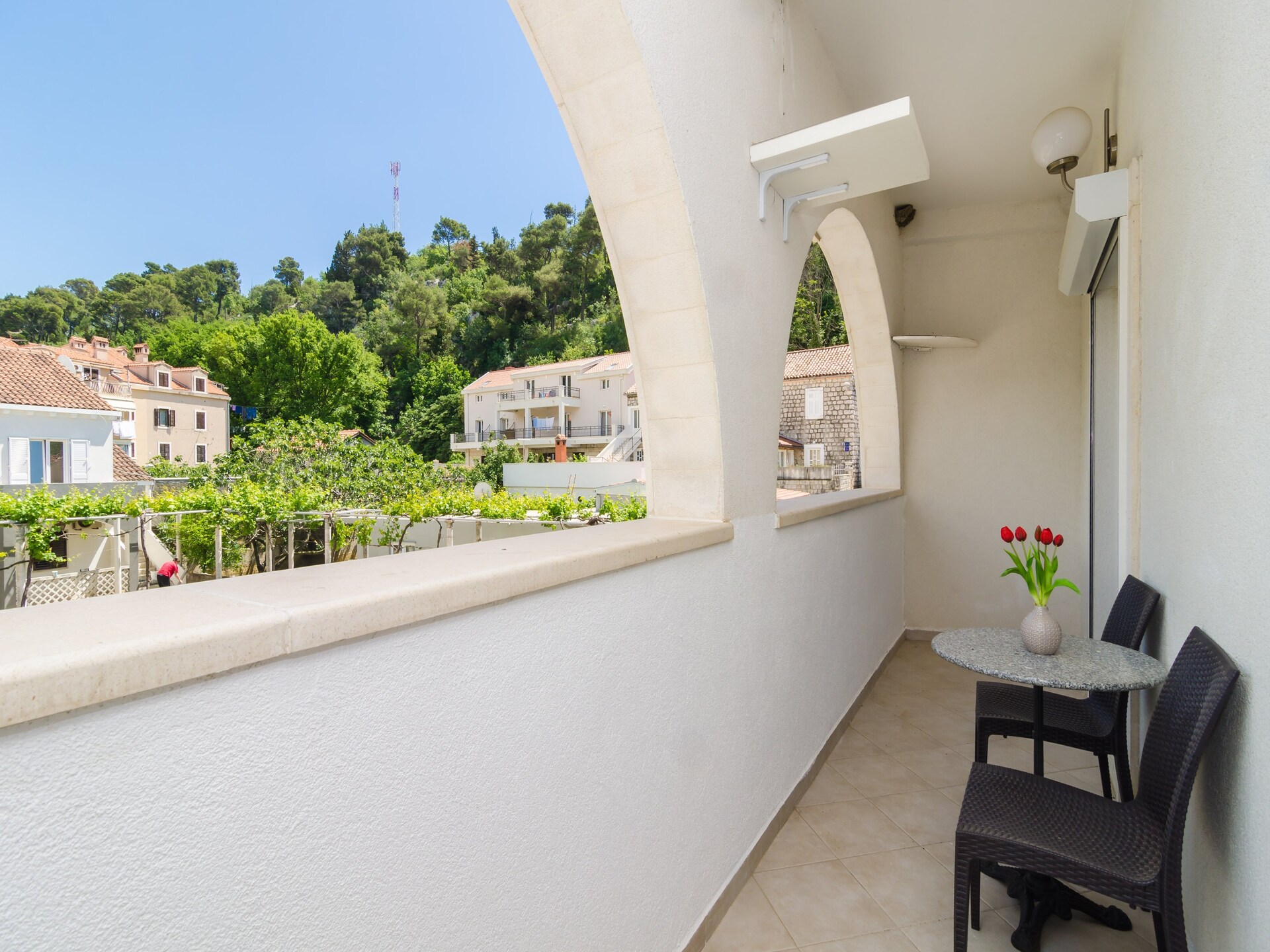 Studio met balkon en uitzicht op zee bij Dubrovnik - foto 12