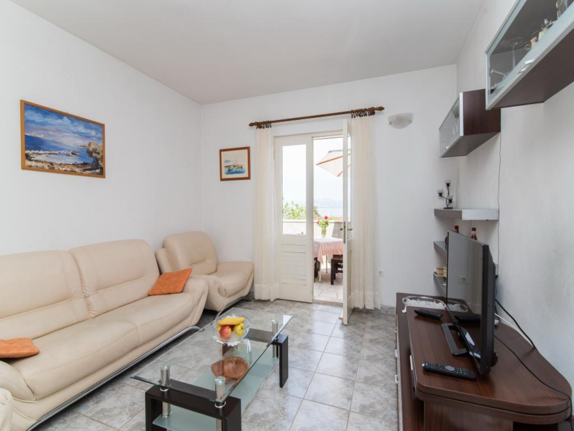 Apartment Alana: Ruim appartement met zeezicht en terras in Supetar, Brač - foto 5