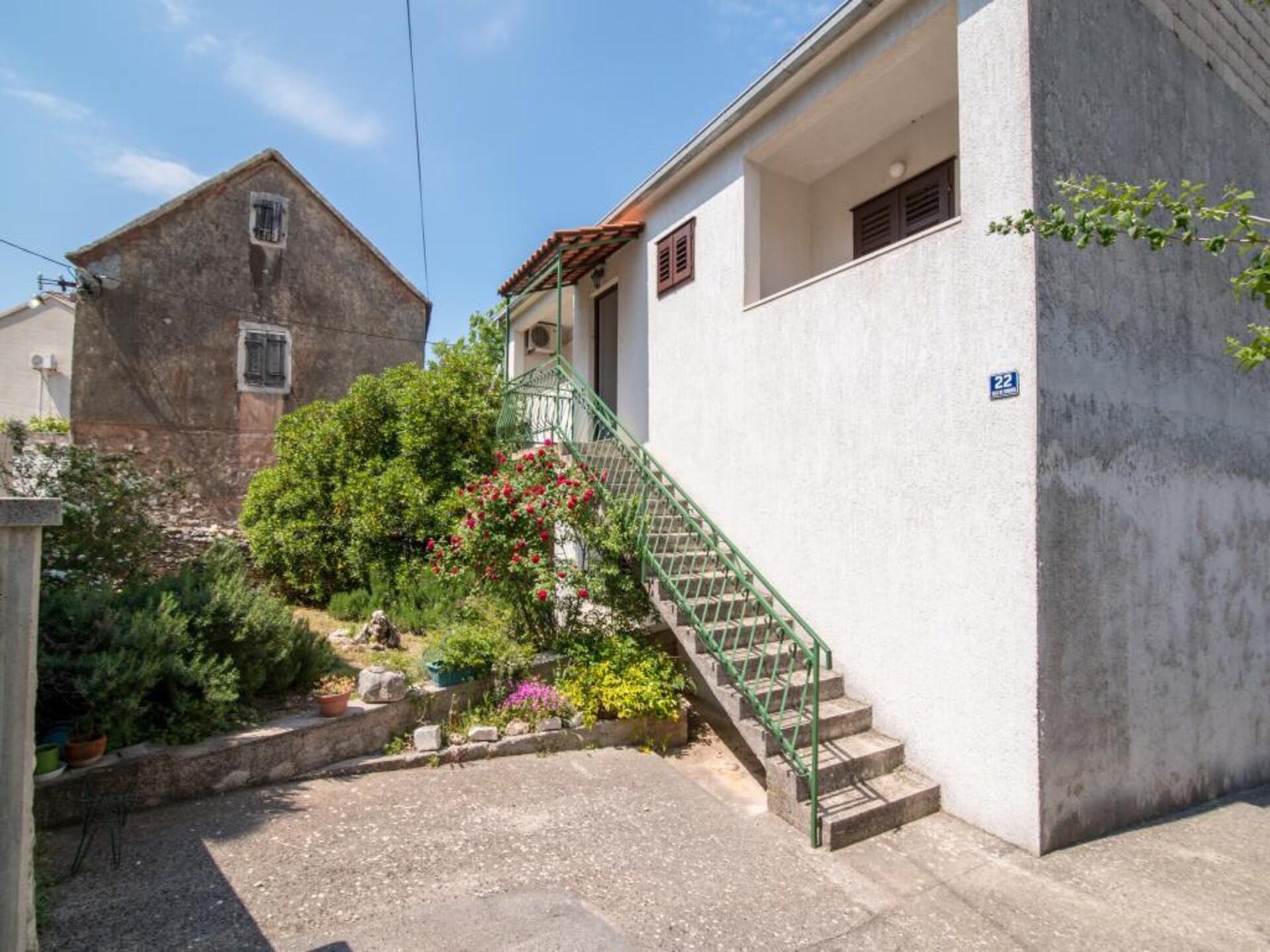 Apartment Alana: Ruim appartement met zeezicht en terras in Supetar, Brač - foto 28