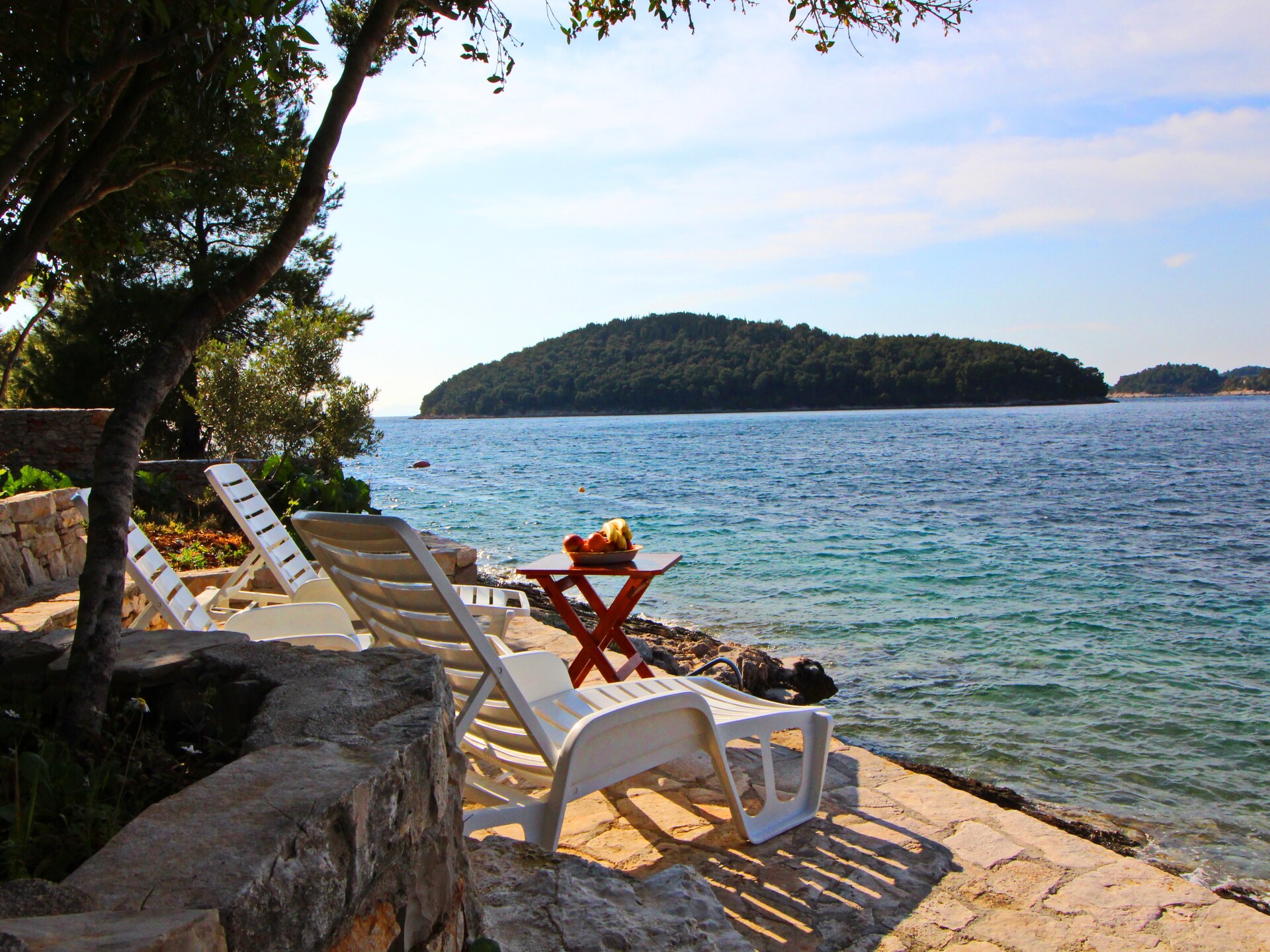 Strandhuis Katica: 20 meter van zee met privéstrand in Vela Luka - foto 18