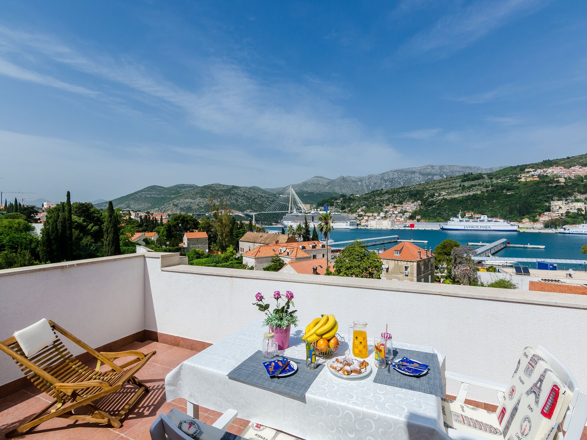 Appartement met zeezicht en terras op het schiereiland Lapad, vlak bij strand - foto 15