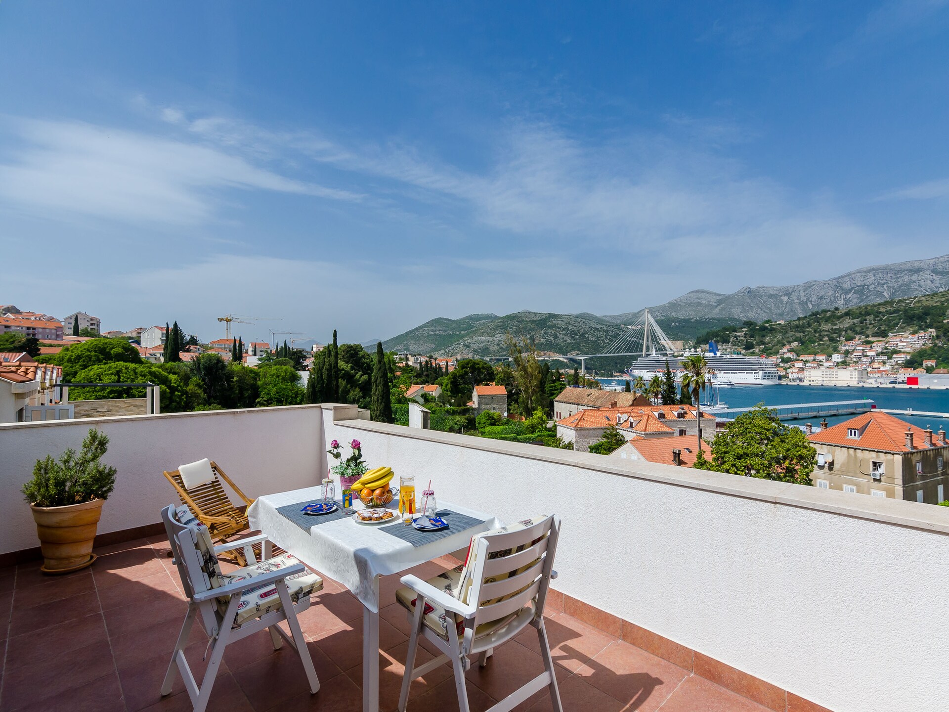 Appartement met zeezicht en terras op het schiereiland Lapad, vlak bij strand - foto 11