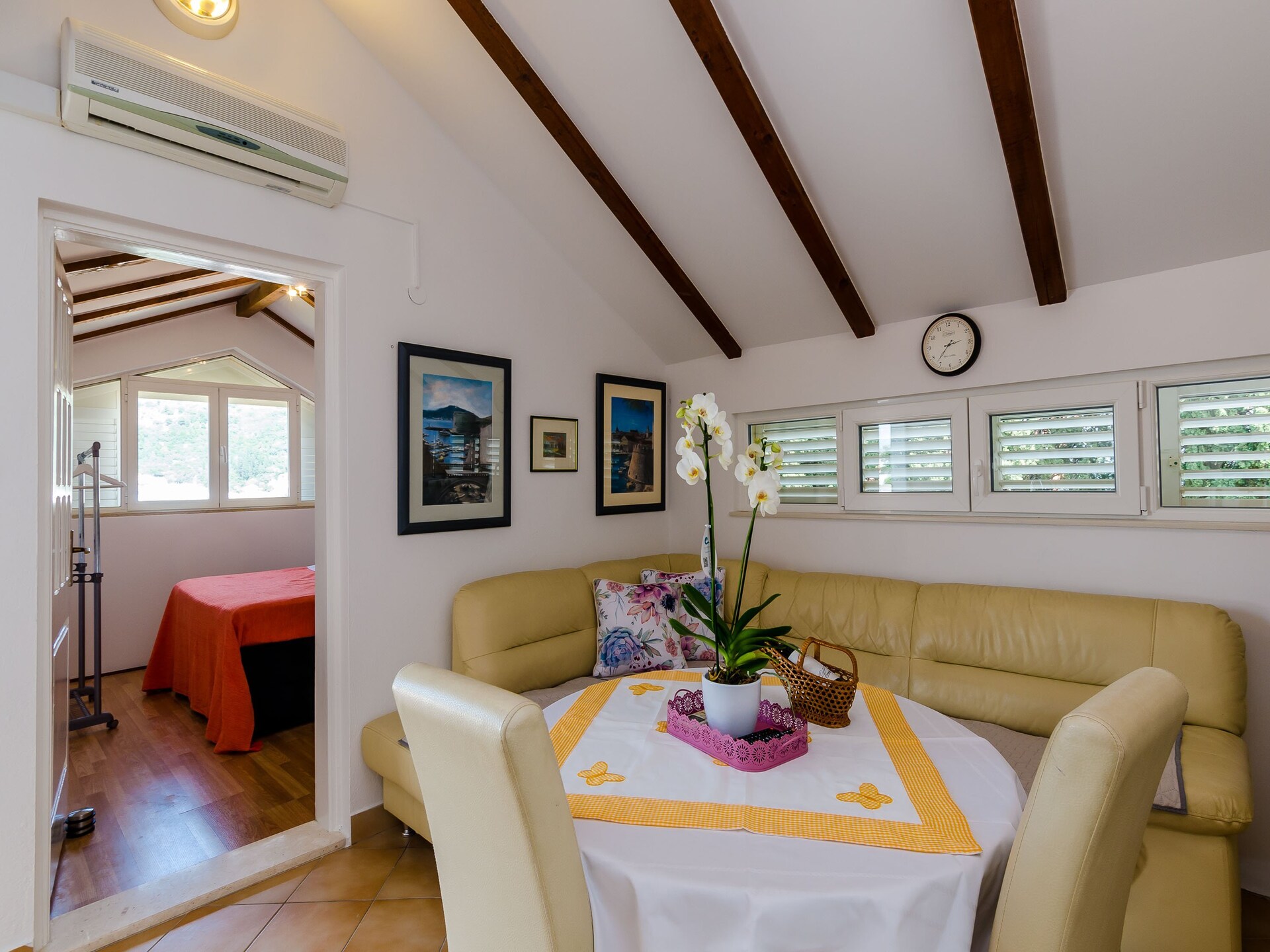 Appartement met zeezicht en terras op het schiereiland Lapad, vlak bij strand - foto 4