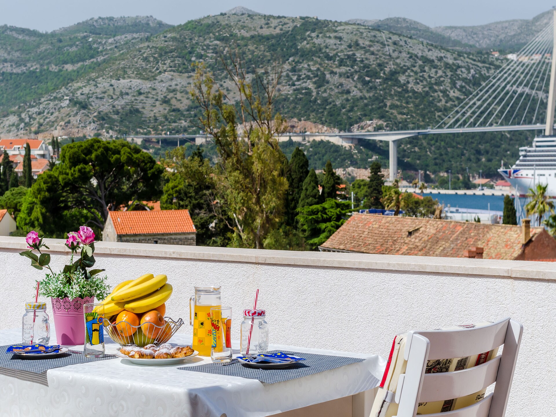 Appartement met zeezicht en terras op het schiereiland Lapad, vlak bij strand - foto 12
