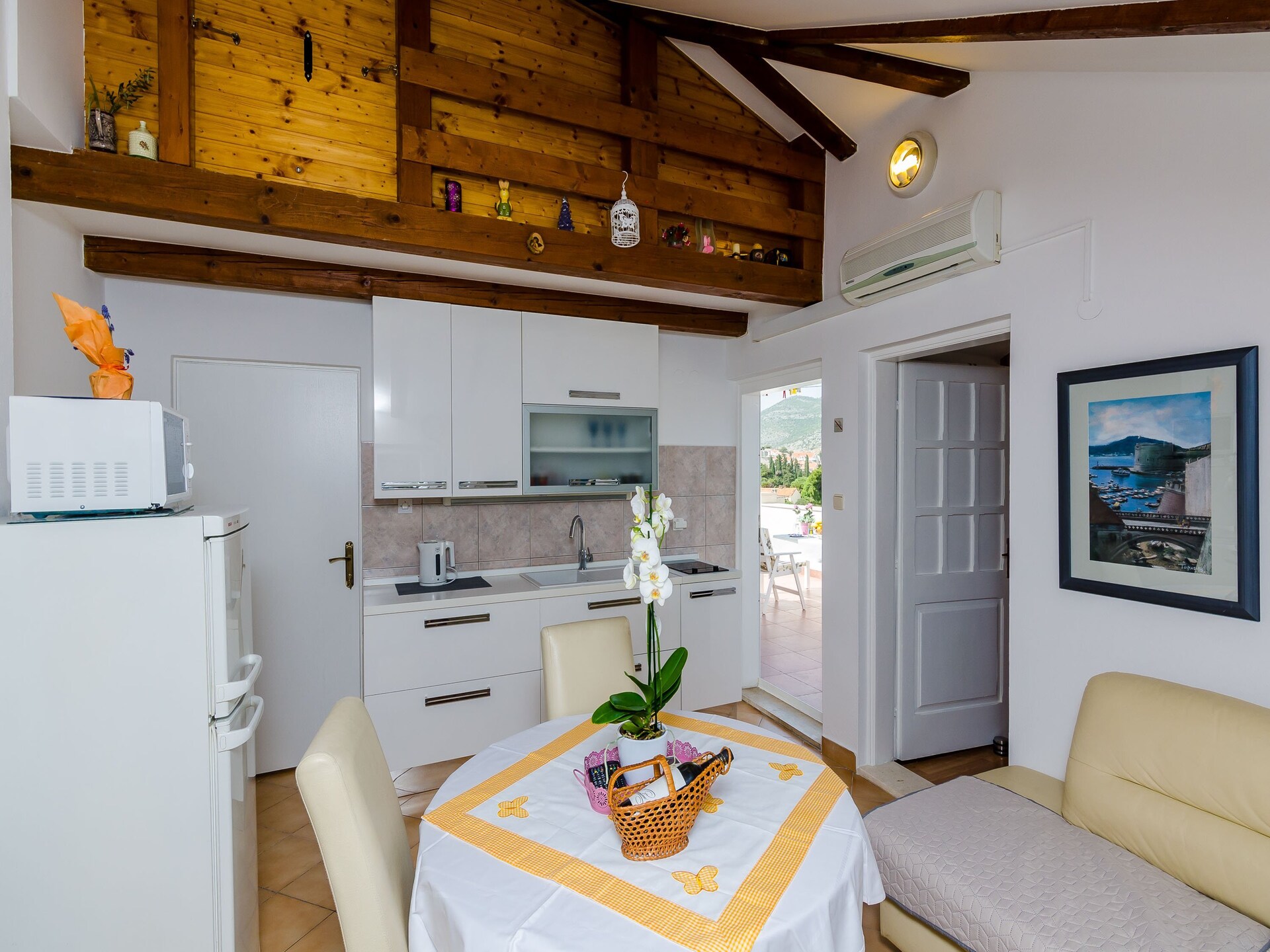Appartement met zeezicht en terras op het schiereiland Lapad, vlak bij strand - foto 17