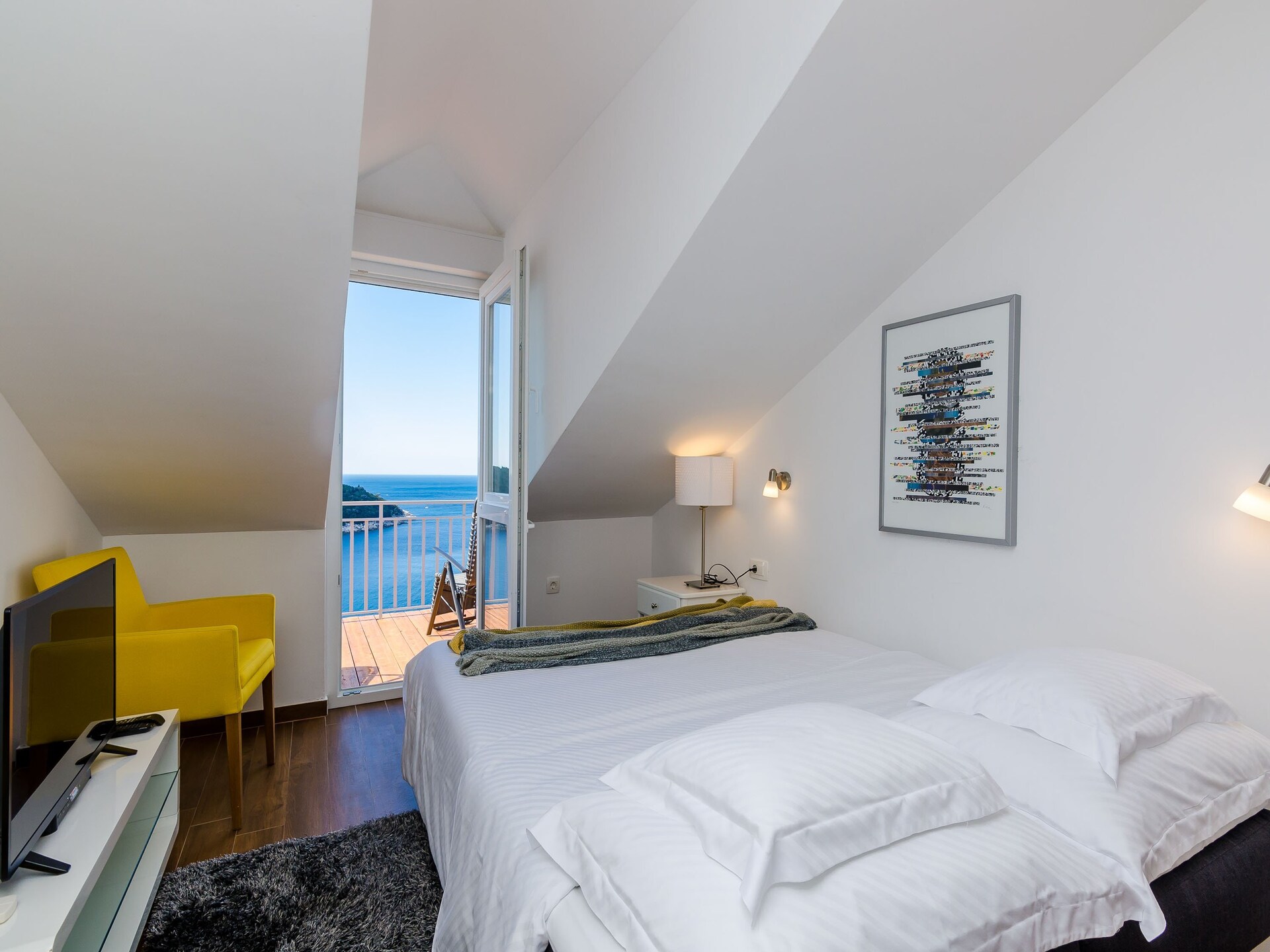 Appartement met zeezichtterras in Dubrovnik, vlakbij strand en oude stad - foto 8