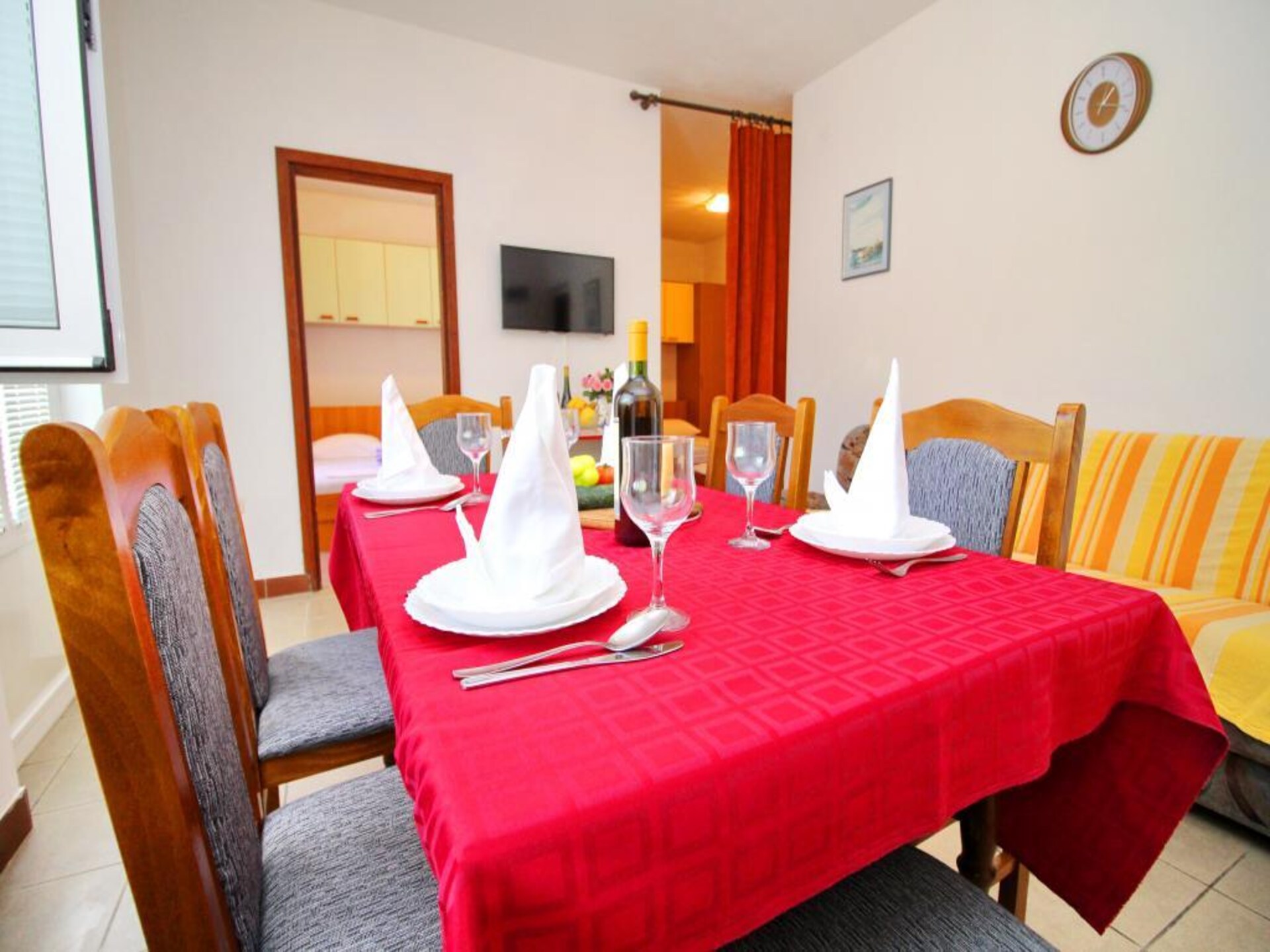 5-persoons appartement aan zee in Drače met terras - foto 2