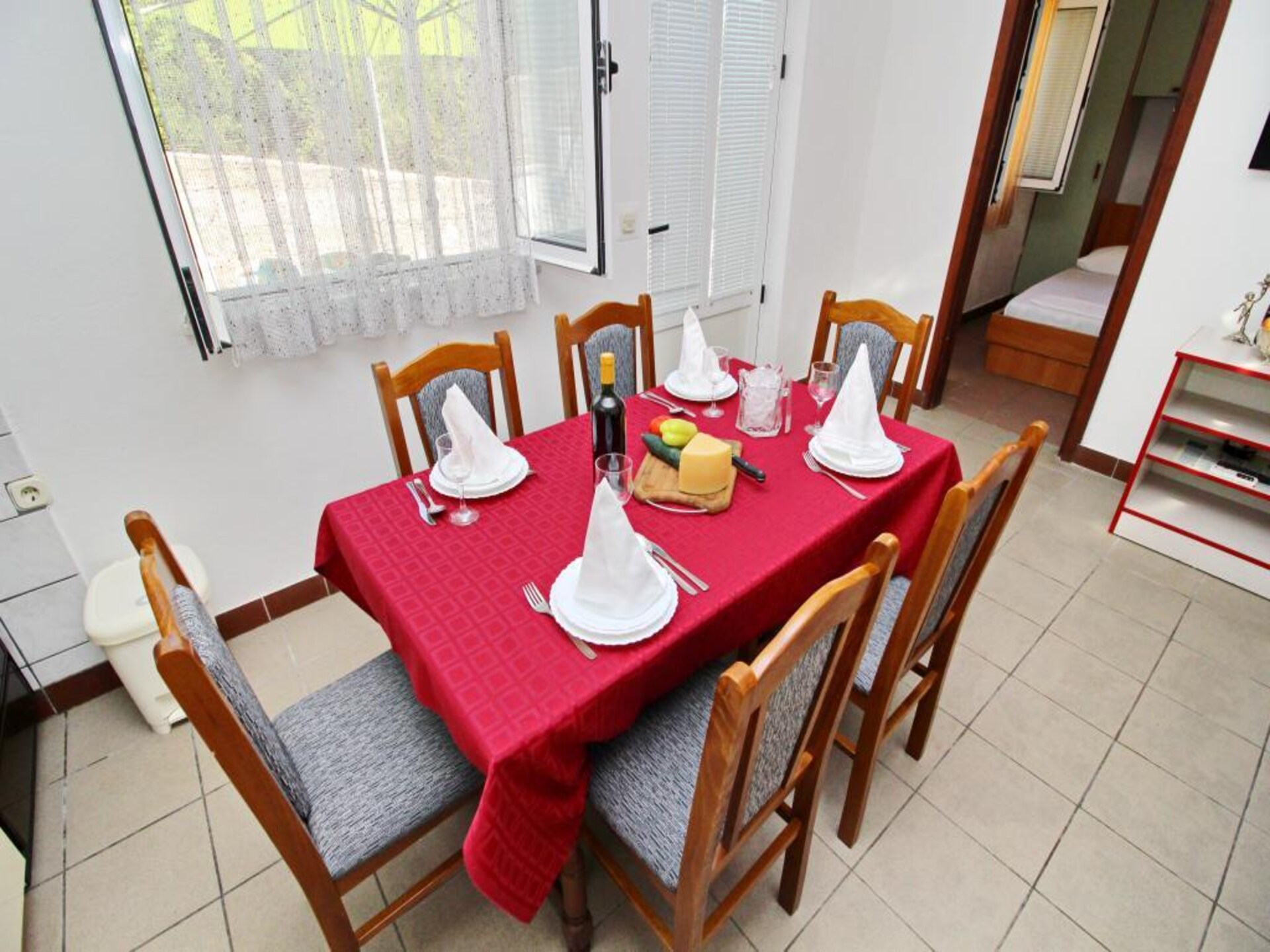 5-persoons appartement aan zee in Drače met terras - foto 3