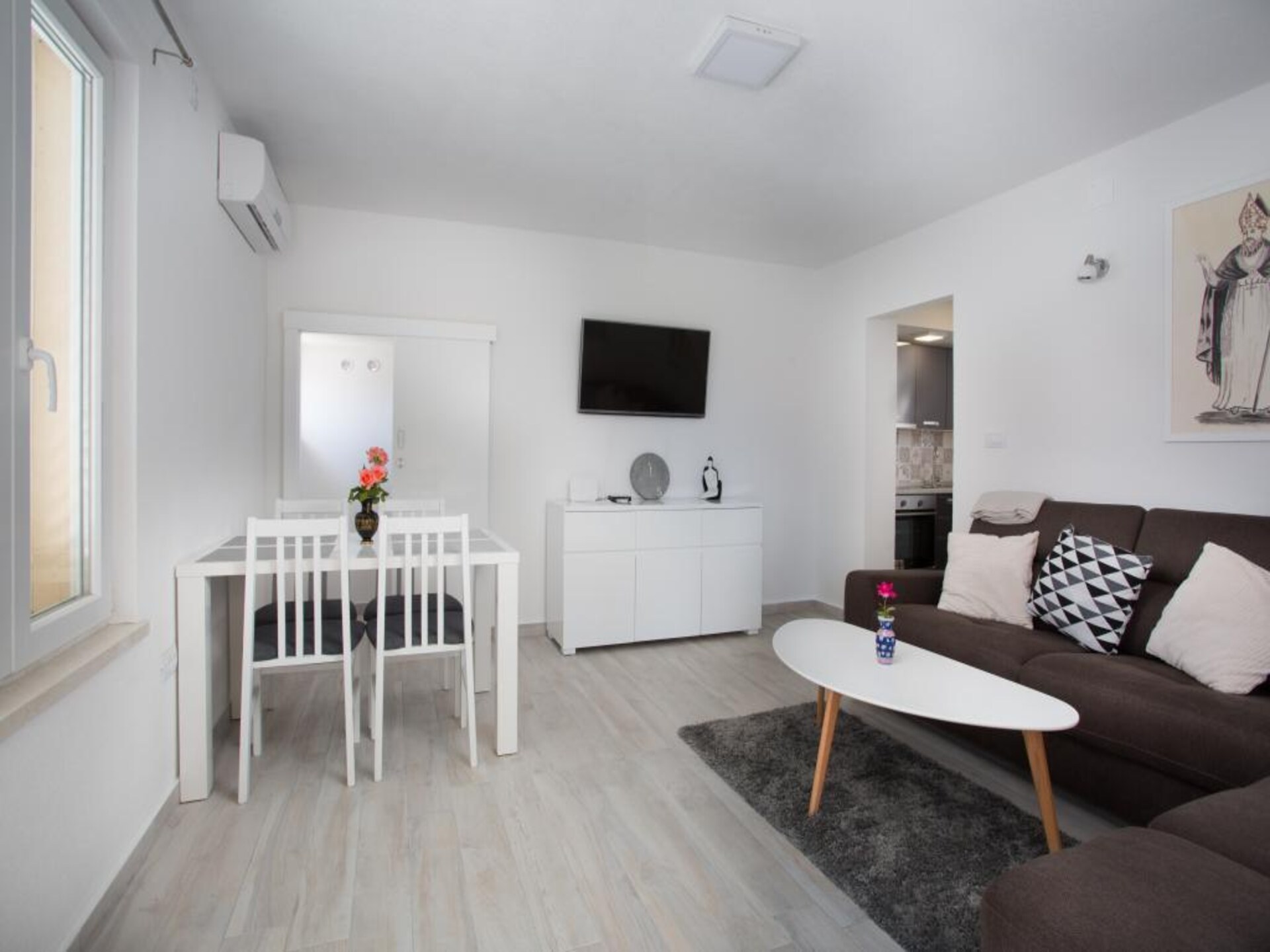 Knus appartement met gedeeld terras, vlakbij strand Bellevue in Dubrovnik - foto 7