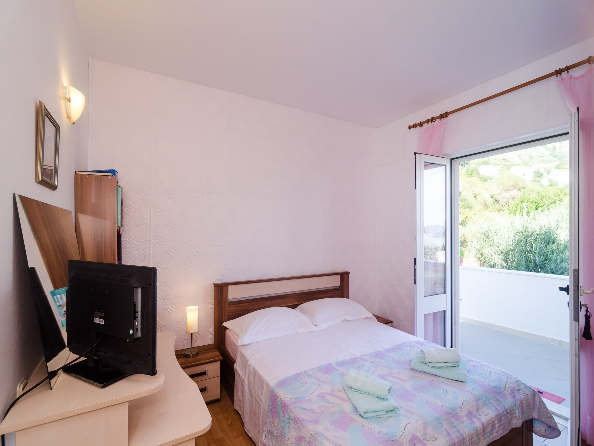 Romantische kamer met balkon en uitzicht op de Adriatische Zee in Mlini - foto 5