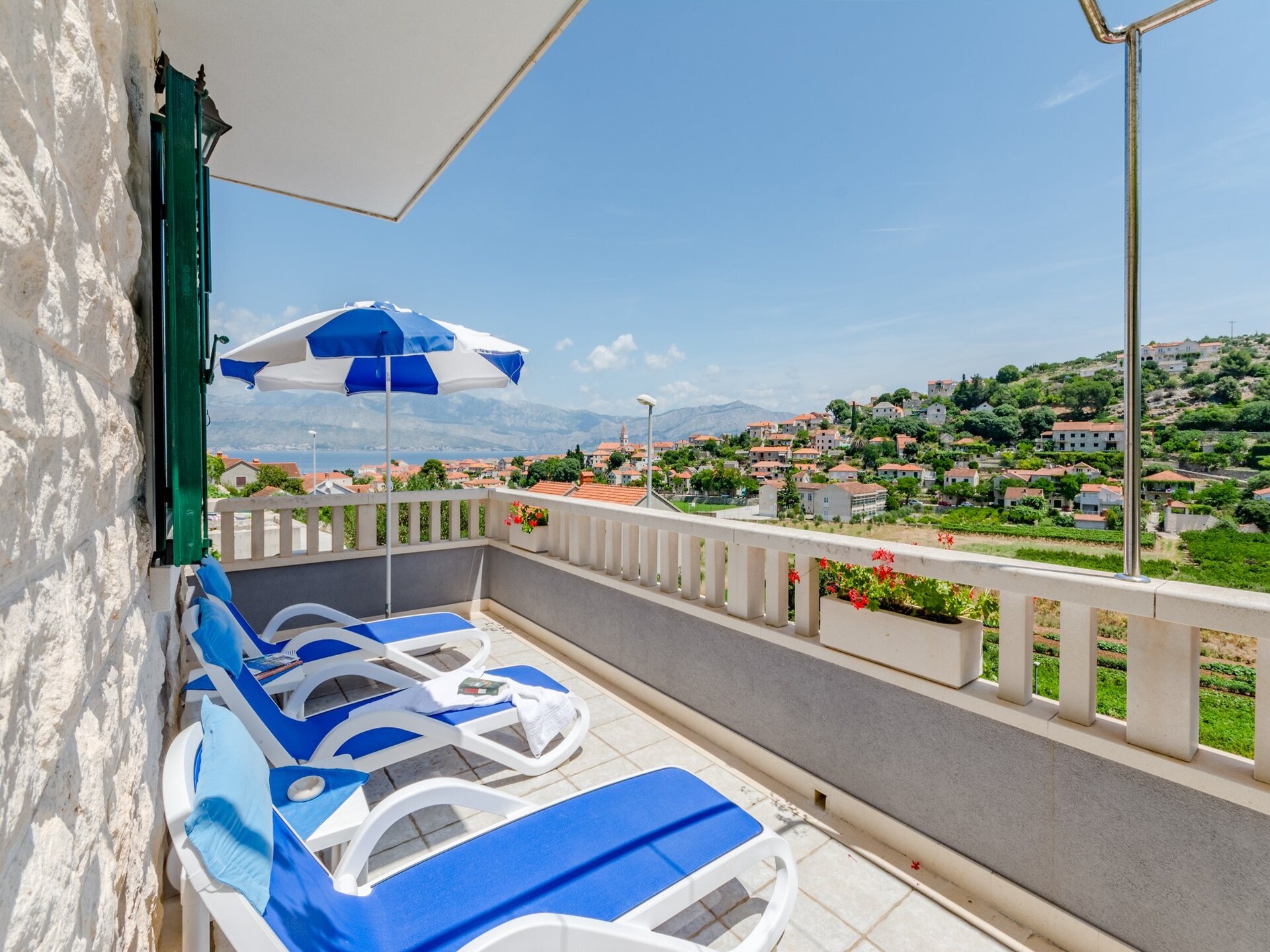 Appartement Blue Oasis: Ruim terras met adembenemend zeezicht bij Postira - foto 22