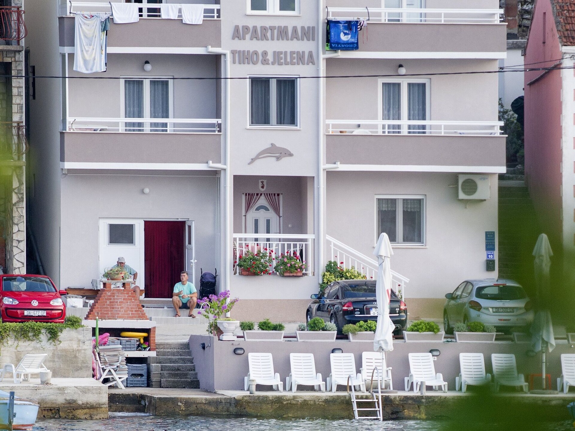 Appartement Maestral: Zeezicht & Balkon op 300m van het Strand in Blace - foto 10