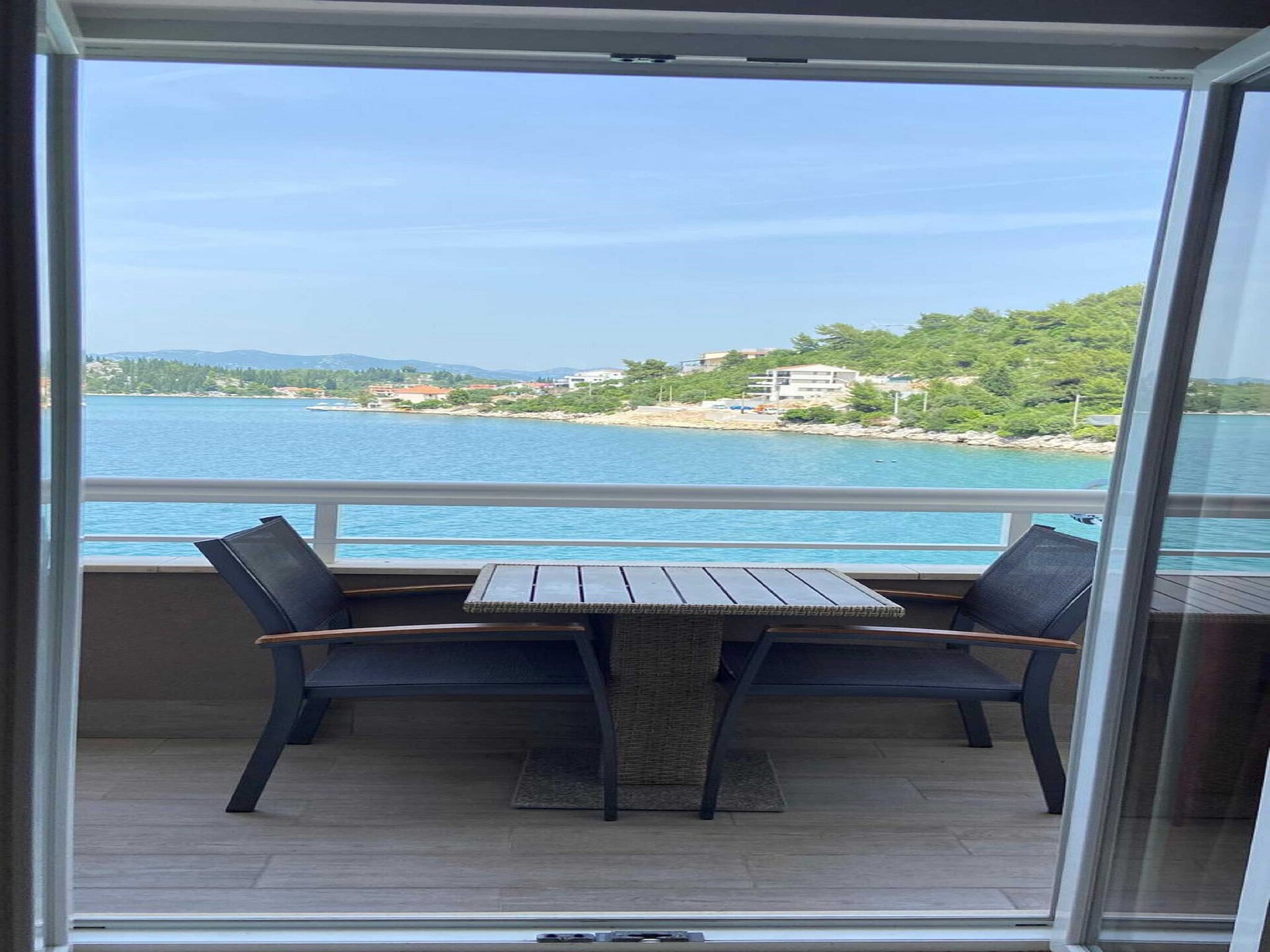 Appartement Maestral: Zeezicht & Balkon op 300m van het Strand in Blace - foto 30