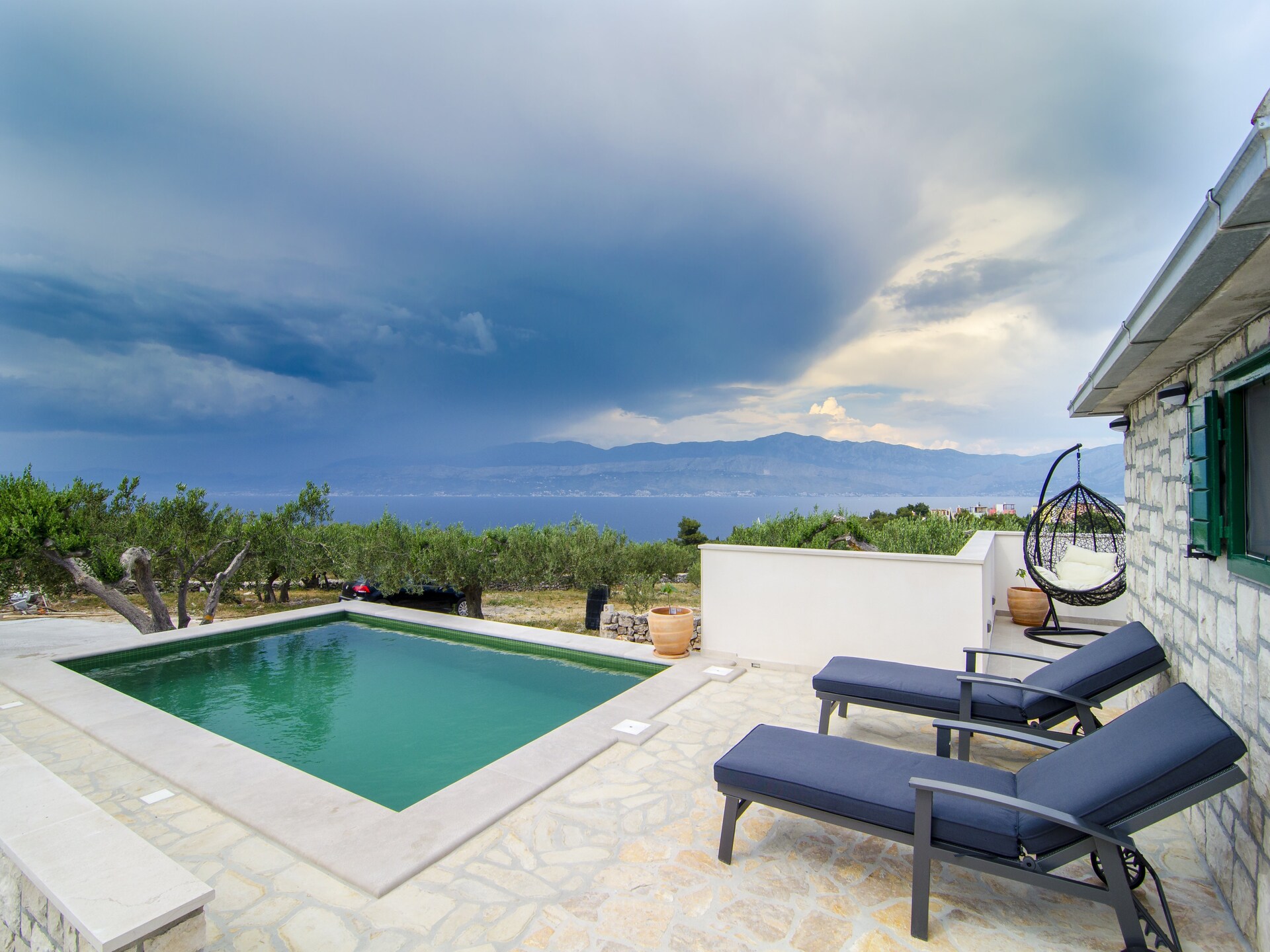 Vakantiehuis Bliss met privézwembad en uitzicht op zee op Brač - foto 13