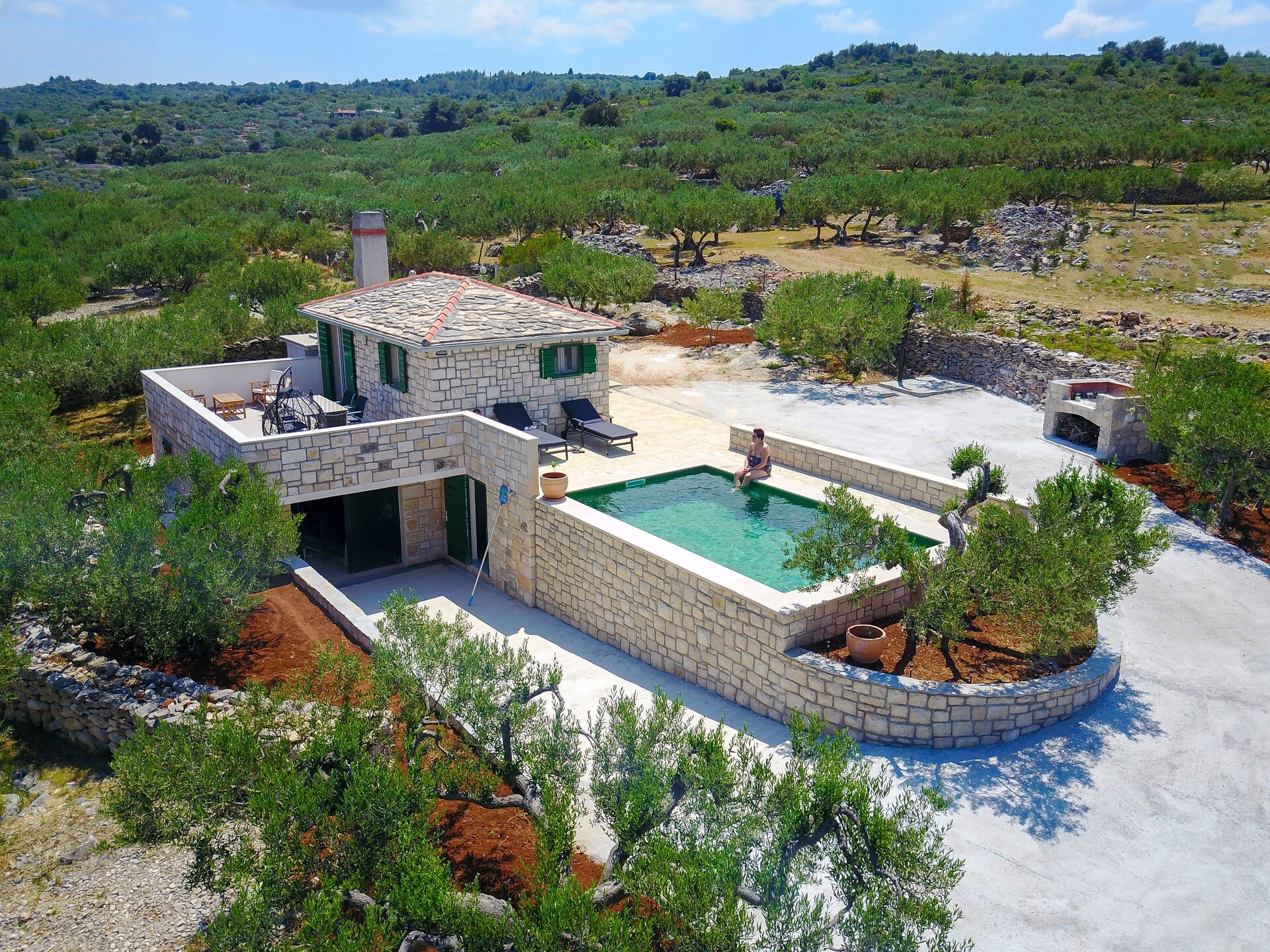 Vakantiehuis Bliss met privézwembad en uitzicht op zee op Brač - foto 23