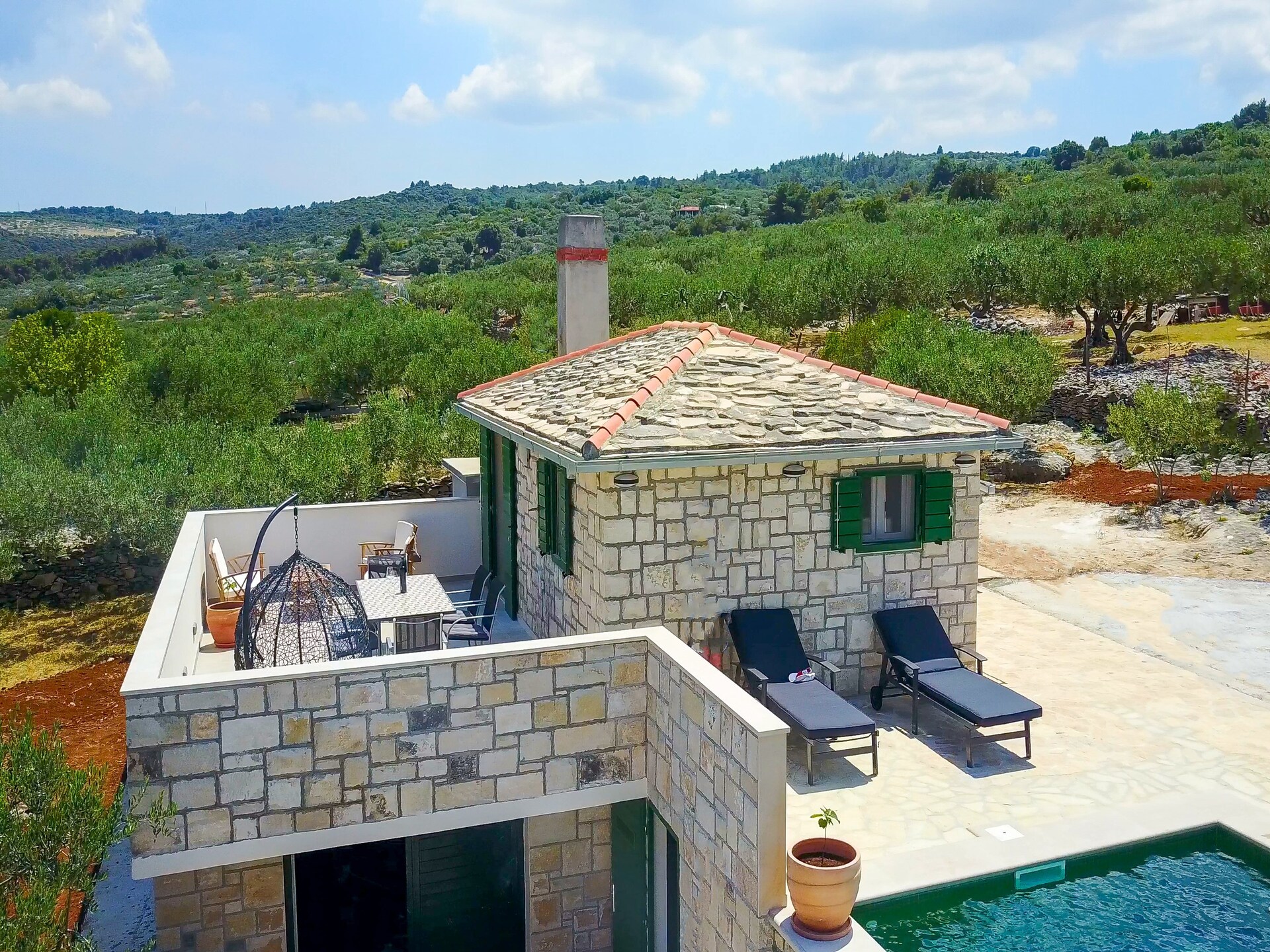 Vakantiehuis Bliss met privézwembad en uitzicht op zee op Brač - foto 25