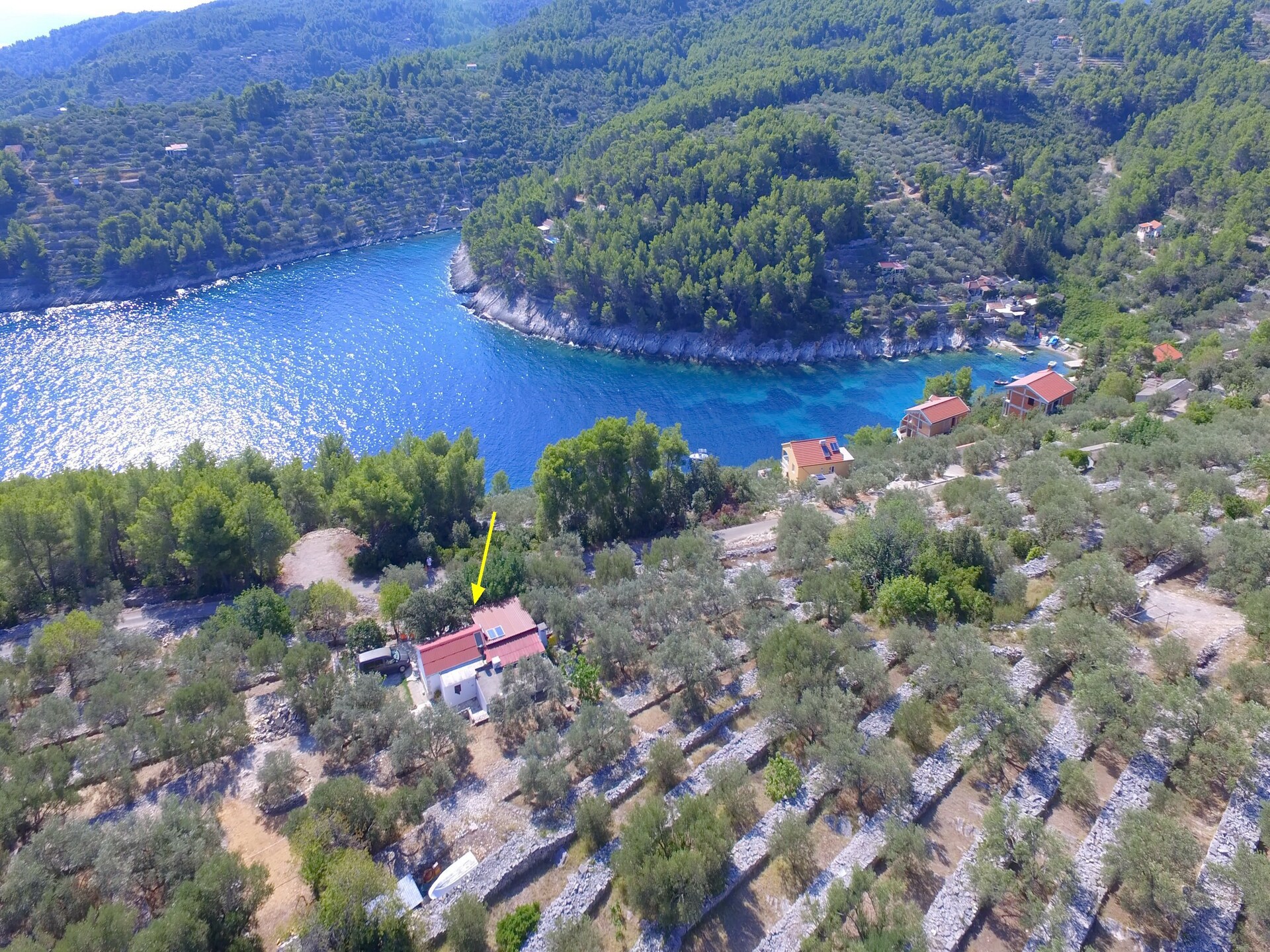 Zonovergoten vakantiehuis met zeezicht en terras in Vela Luka, Korčula - foto 25
