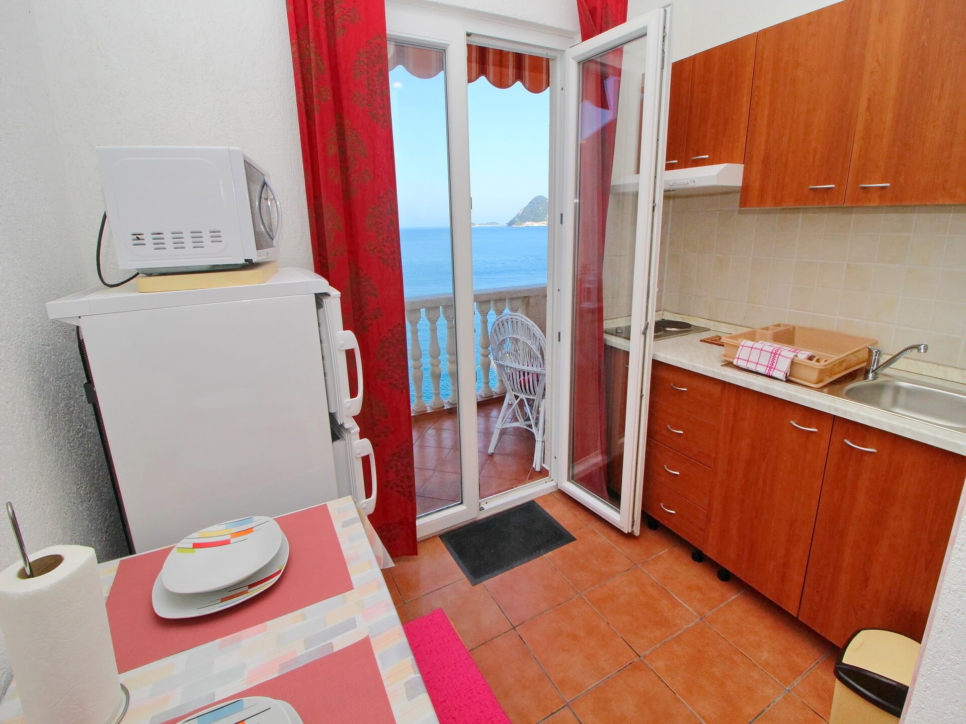 Aan het strand: Sfeervol appartement met zeezicht in Sobra - foto 4