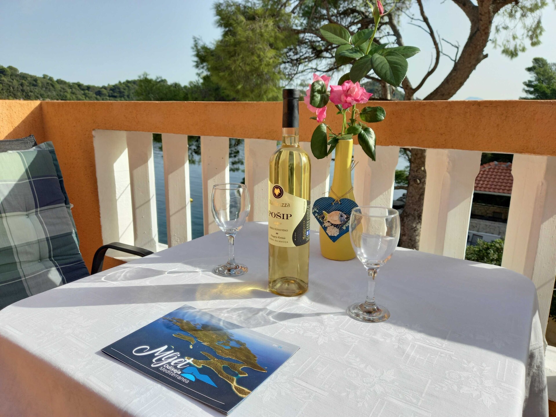 Romantisch appartement aan zee op Mljet met terras en zeezicht - foto 13
