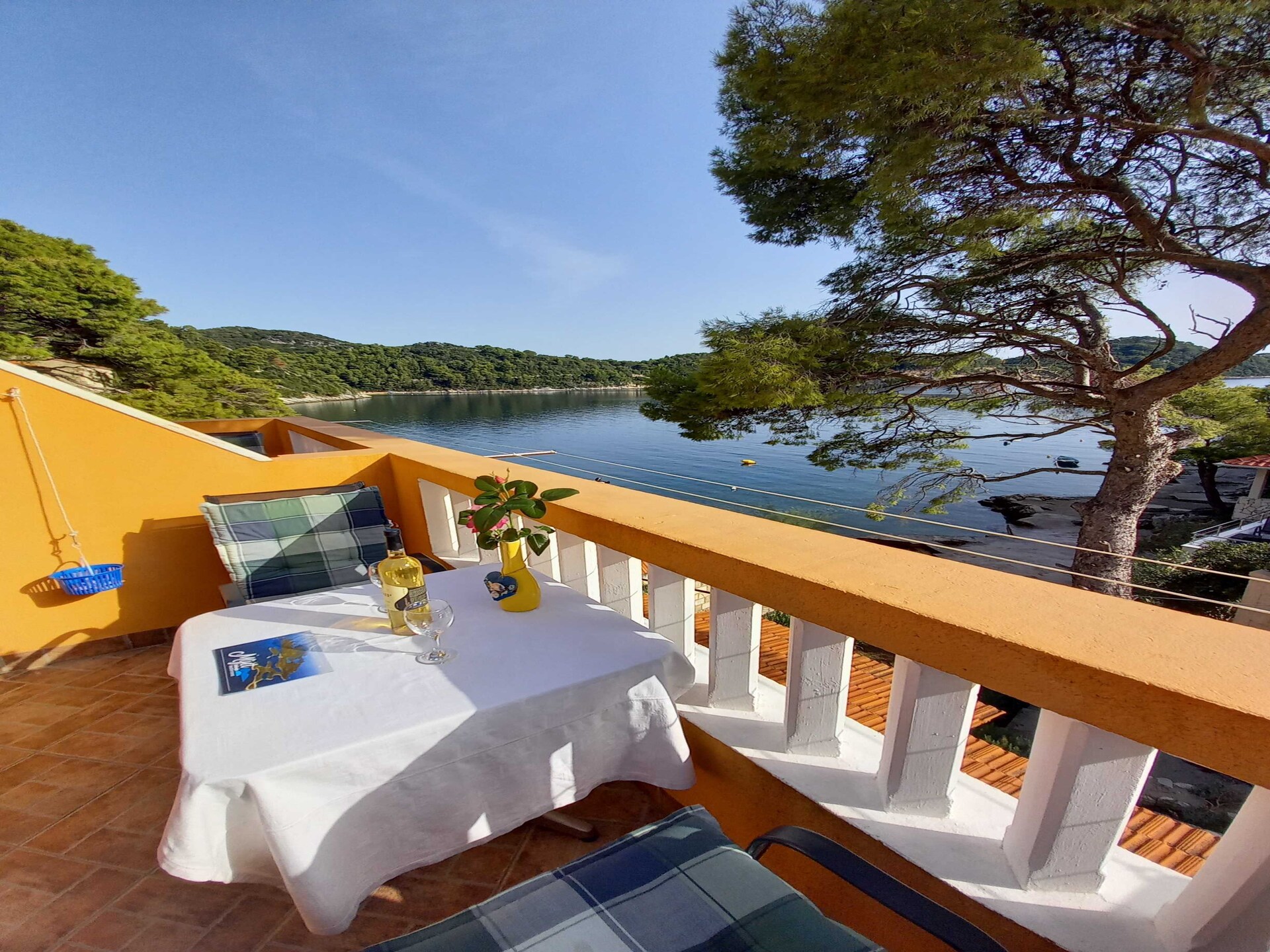 Romantisch appartement aan zee op Mljet met terras en zeezicht - foto 11