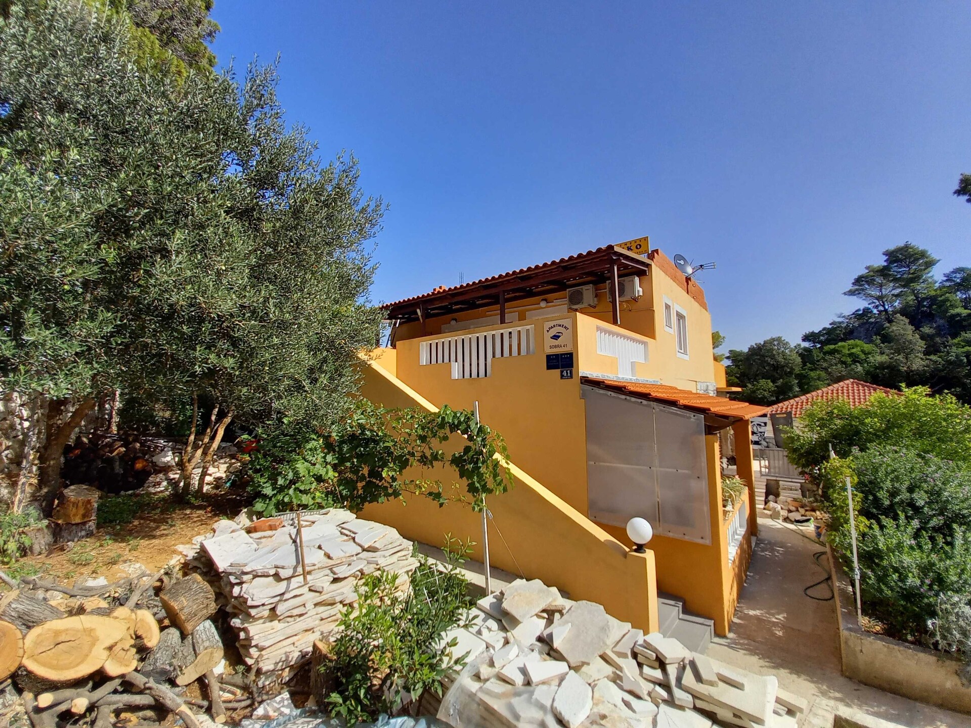 Romantisch appartement aan zee op Mljet met terras en zeezicht - foto 9