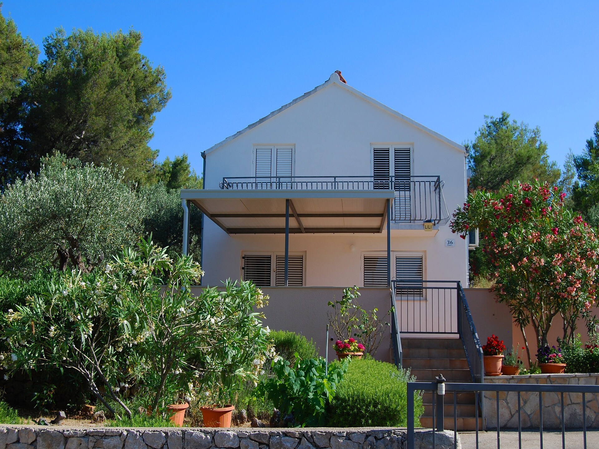Appartement Lili: Terrashuis met zeezicht op eiland Brač - foto 17
