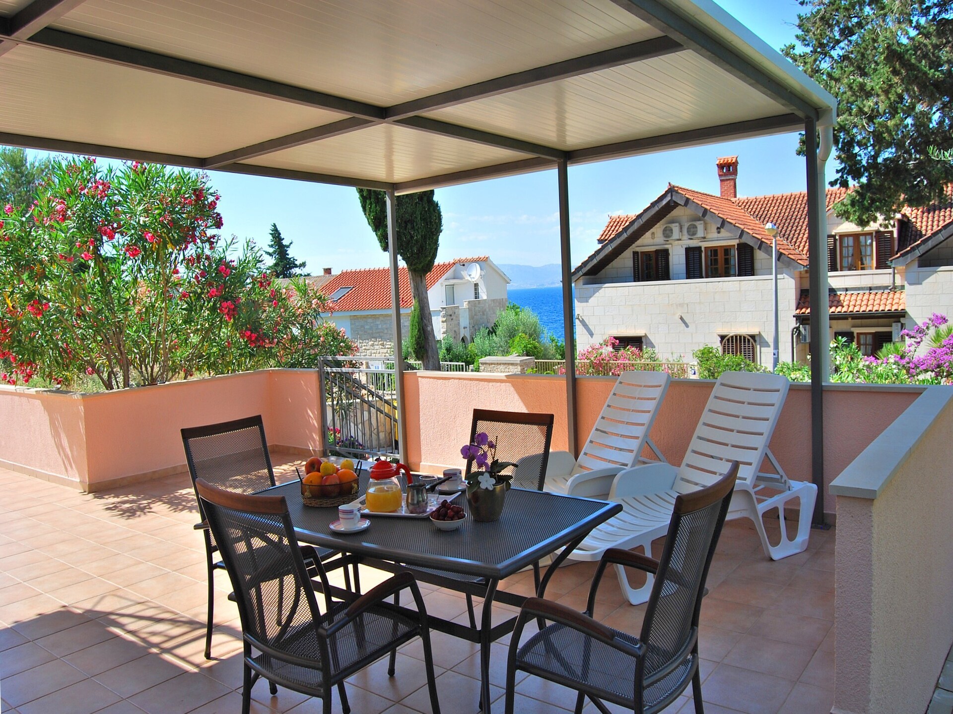 Appartement Lili: Terrashuis met zeezicht op eiland Brač - foto 24