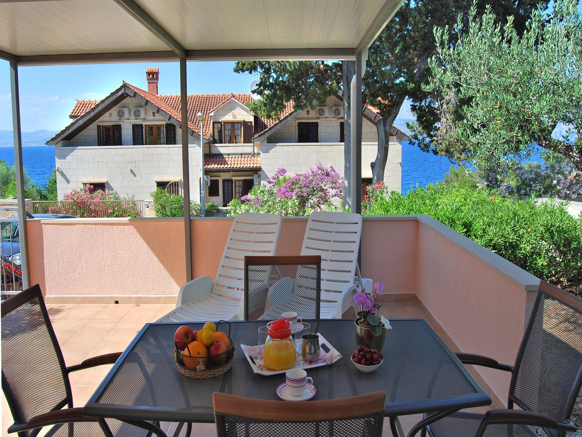 Appartement Lili: Terrashuis met zeezicht op eiland Brač - foto 27