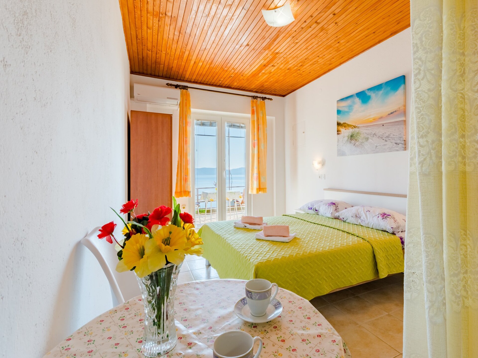 Aan het strand: Sfeervol appartement met zeezicht in Brela - foto 9