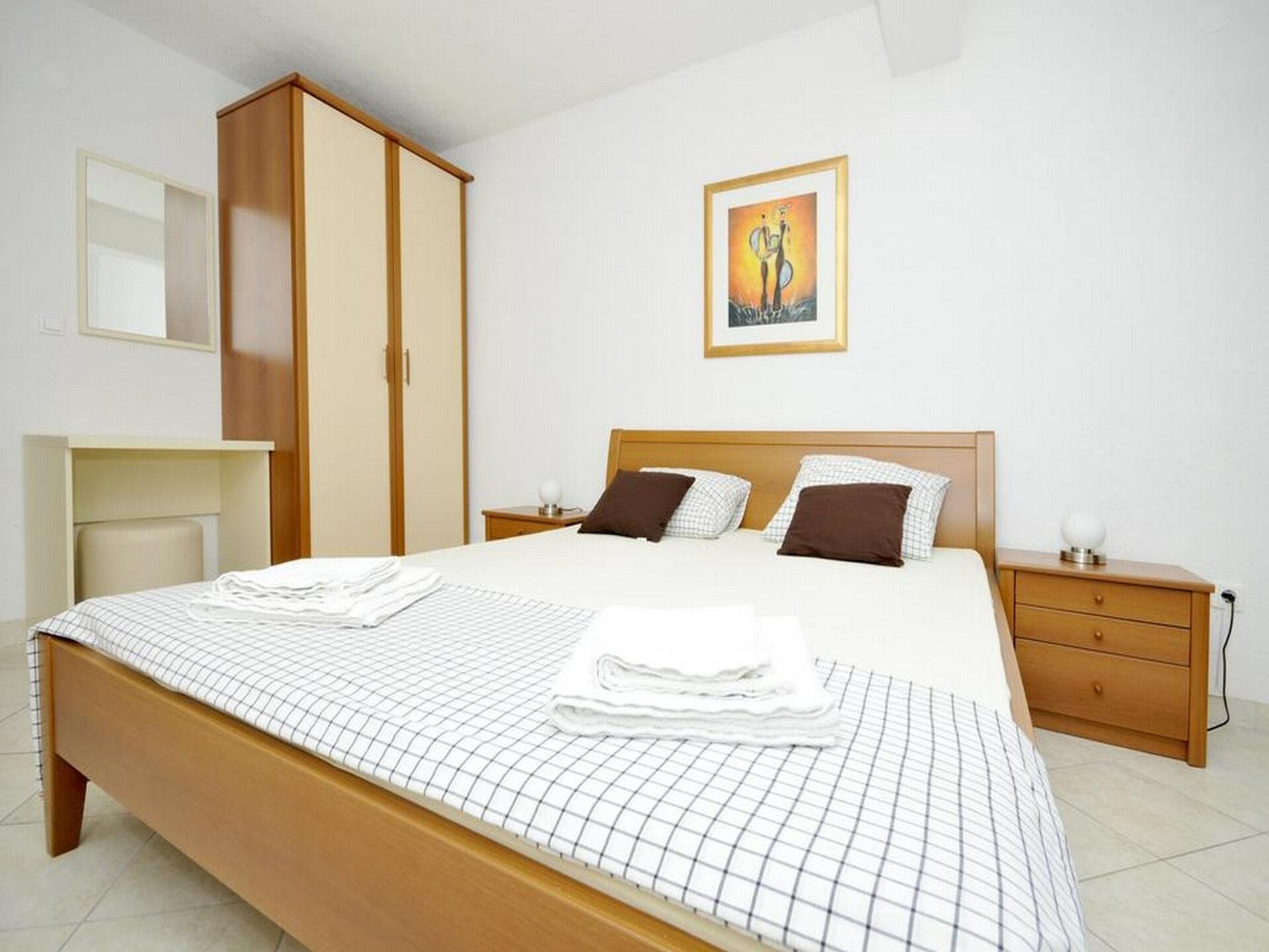Appartement Sandra met zeezicht, terras en gedeeld zwembad op 100m van strand - foto 21