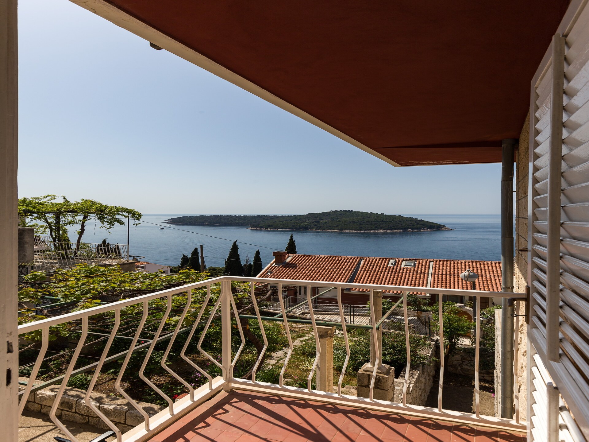 Dubrovnik kamer met balkon en uitzicht op zee, vlakbij strand - foto 7