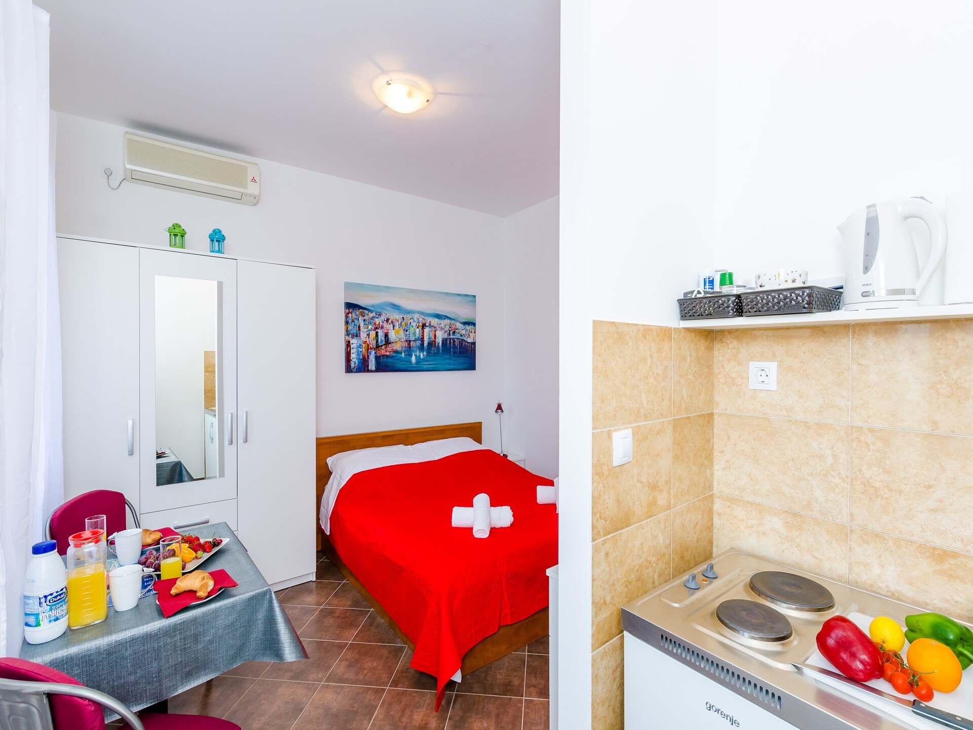 Studio met terras en stadszicht op 3 km van Oude Stad Dubrovnik - foto 4