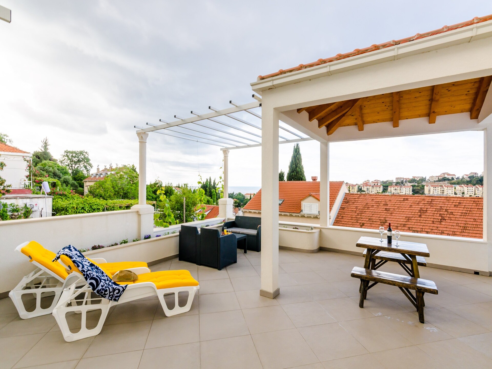 Studio met terras en stadszicht op 3 km van Oude Stad Dubrovnik - foto 35