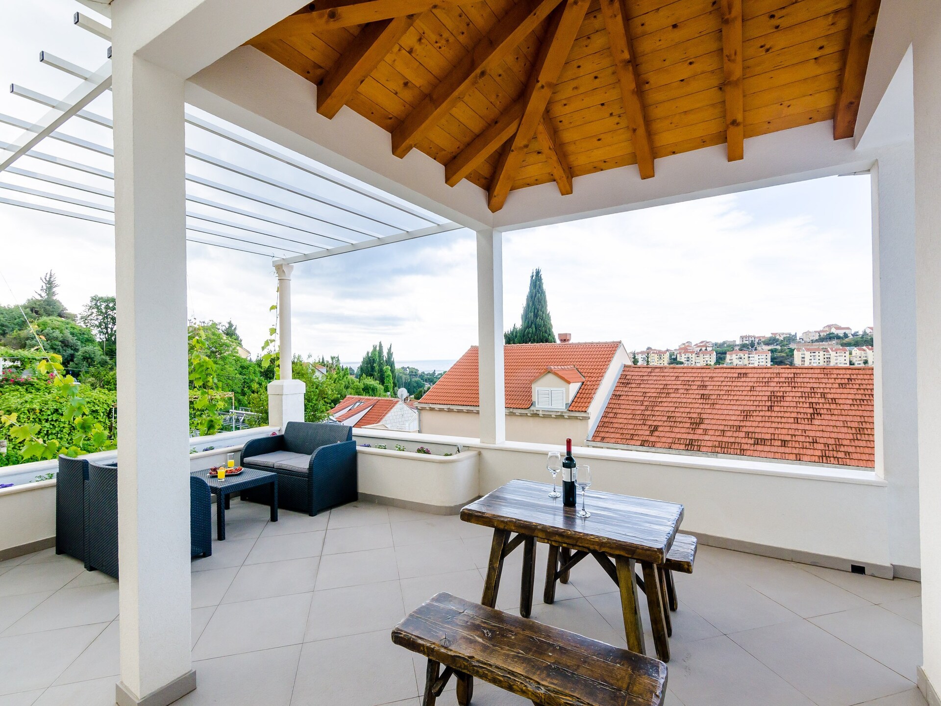 Studio met terras en stadszicht op 3 km van Oude Stad Dubrovnik - foto 32
