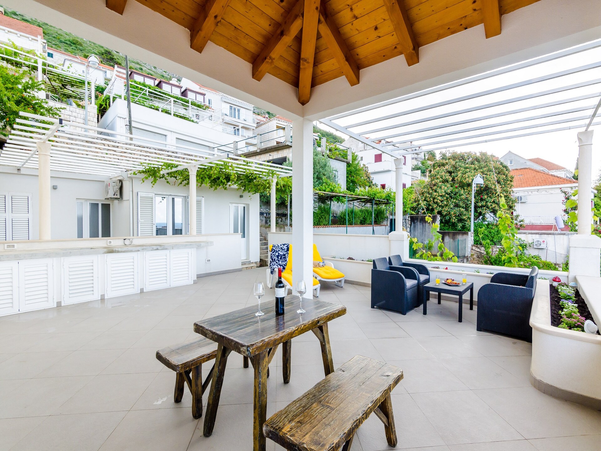 Studio met terras en stadszicht op 3 km van Oude Stad Dubrovnik - foto 27