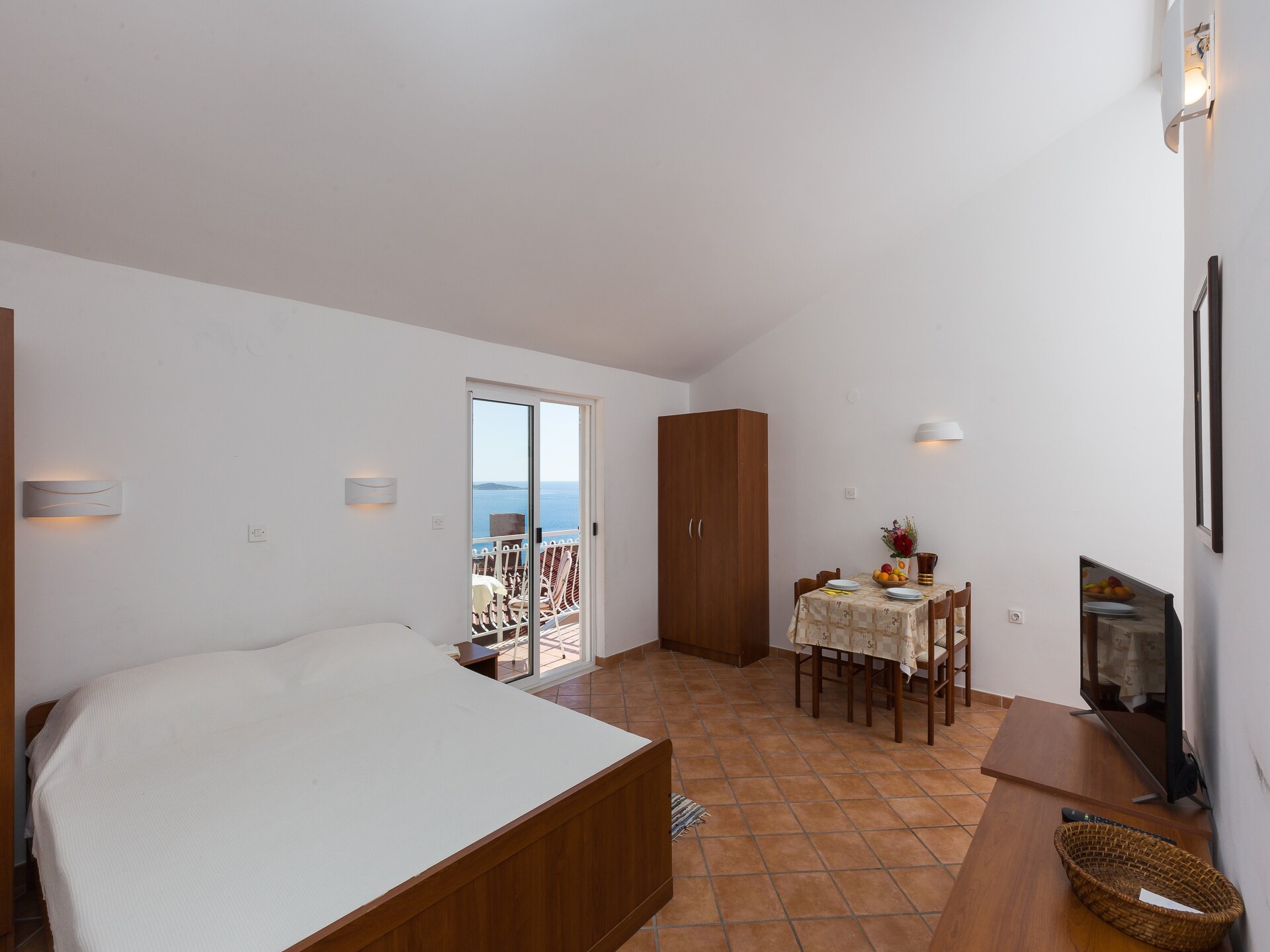 Premium studio met balkon en zeezicht in Plat, vlakbij Dubrovnik - foto 4