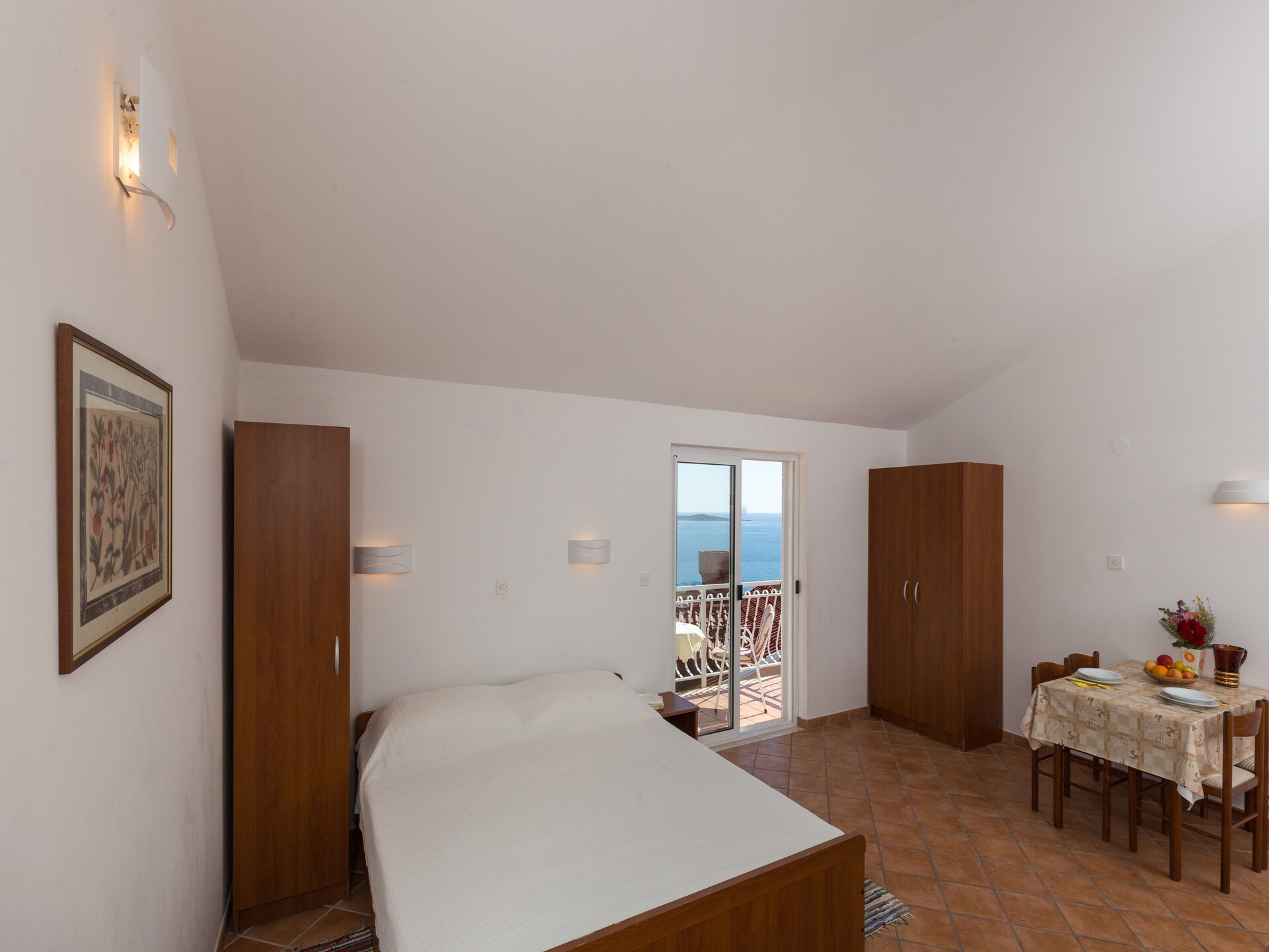 Premium studio met balkon en zeezicht in Plat, vlakbij Dubrovnik - foto 1