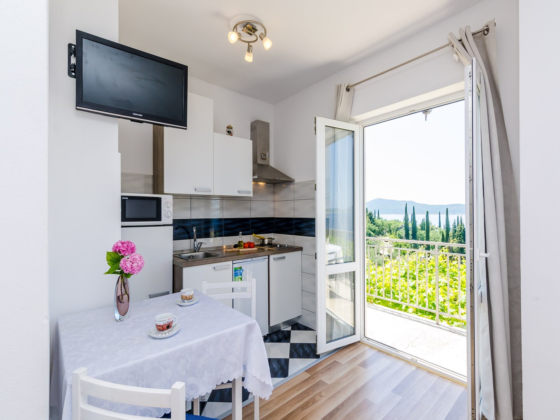 Premium studio met balkon en zeezicht in Slano, op 100 meter van het strand - foto 2