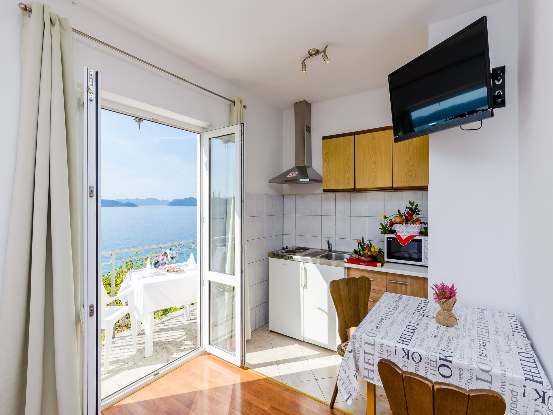 Comfort studio met balkon en uitzicht op zee in Slano - foto 3