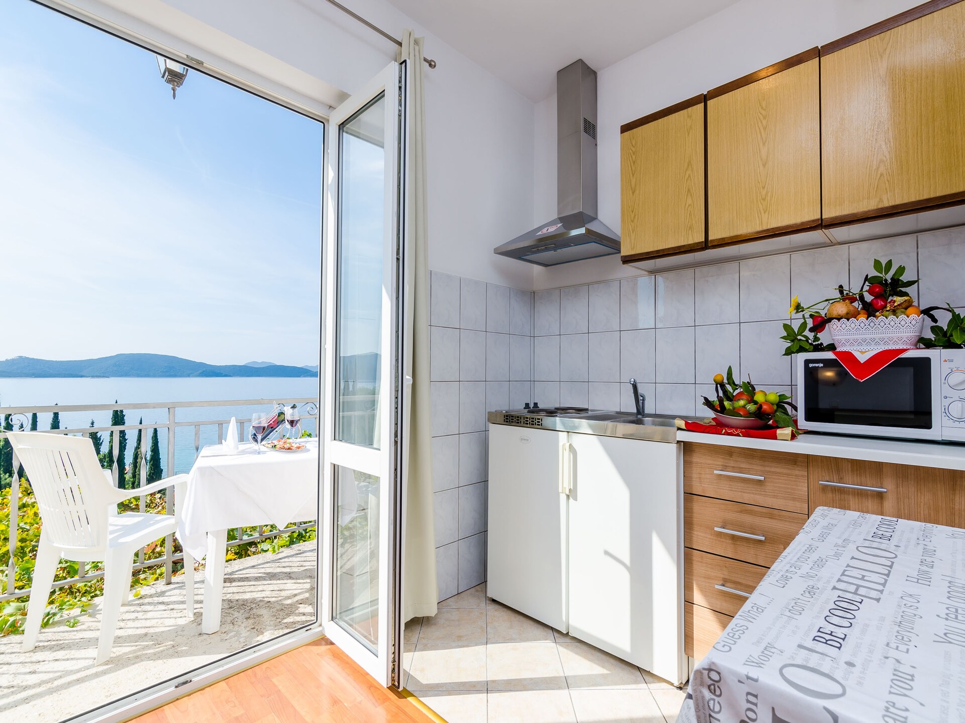 Comfort studio met balkon en uitzicht op zee in Slano - foto 5