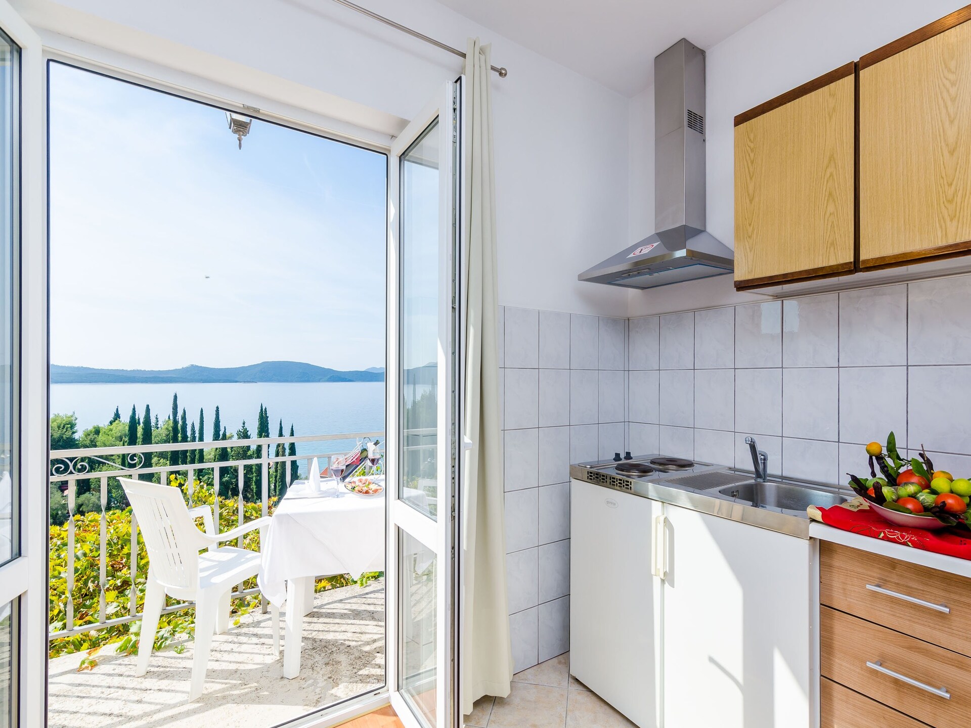 Comfort studio met balkon en uitzicht op zee in Slano - foto 6