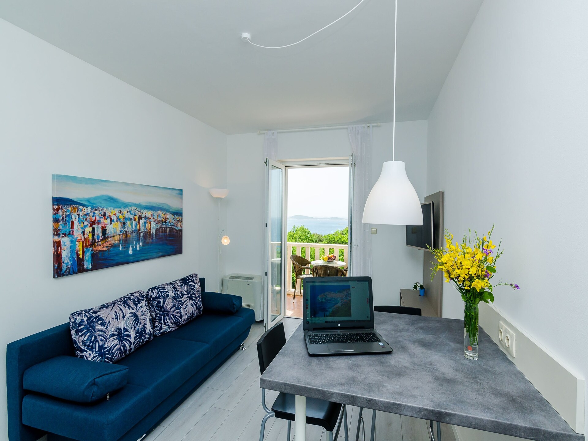 Superior appartement met terras en zeezicht nabij Dubrovnik - foto 1