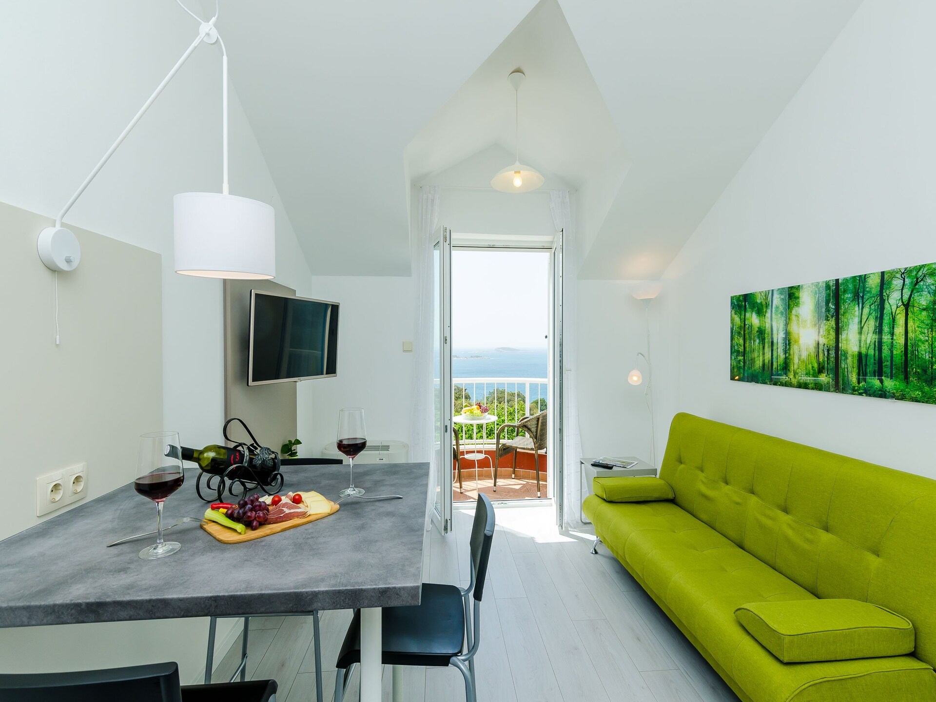 Comfort appartement met balkon en zeezicht nabij Dubrovnik voor 3 personen - foto 2