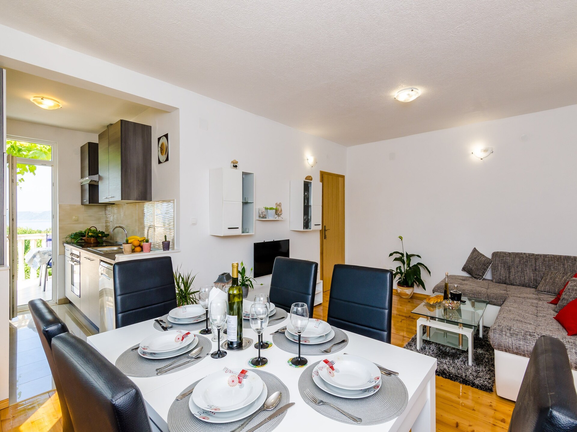 5-persoons appartement met zeezicht in Slano - foto 7