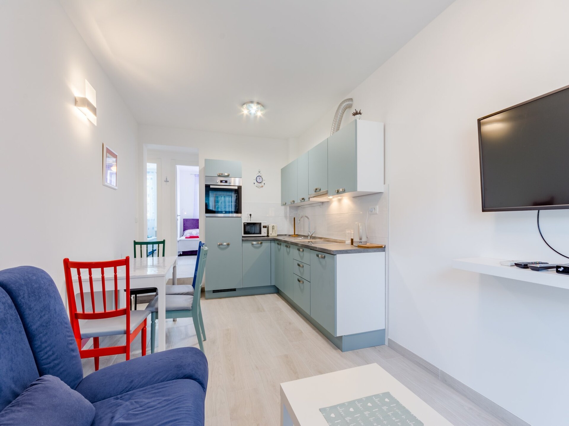Knus appartement voor 6 personen met balkon, op 300 meter van het strand - foto 1