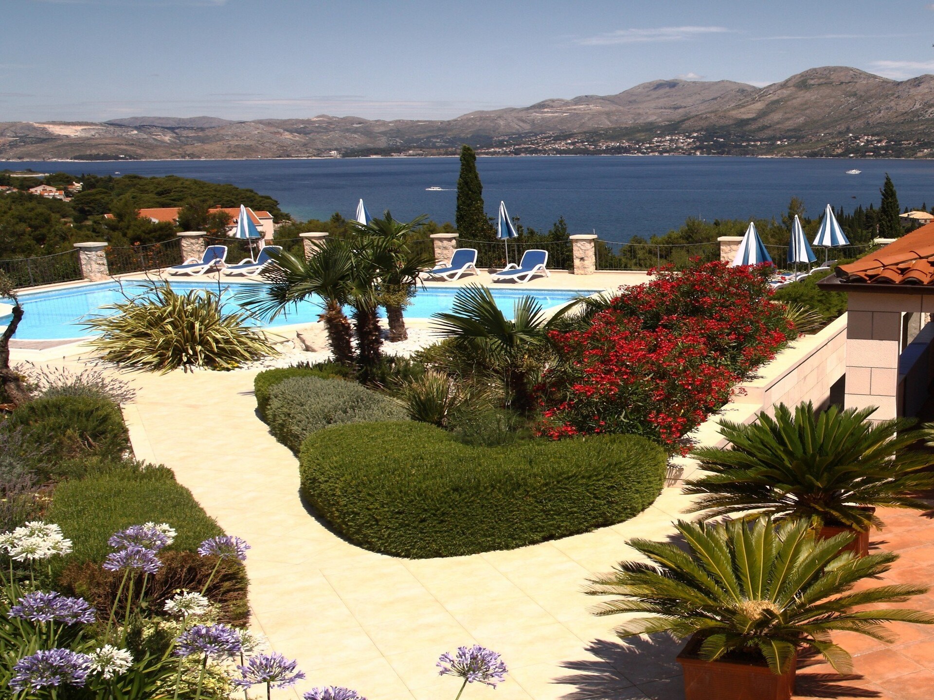 Appartement B met zeezicht en zwembad op 300m van strand in Cavtat - foto 1