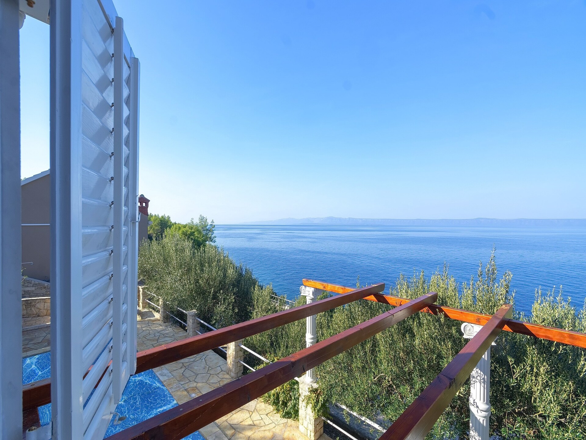 Zonovergoten villa aan zee met privézwembad en weids uitzicht op Korčula - foto 29
