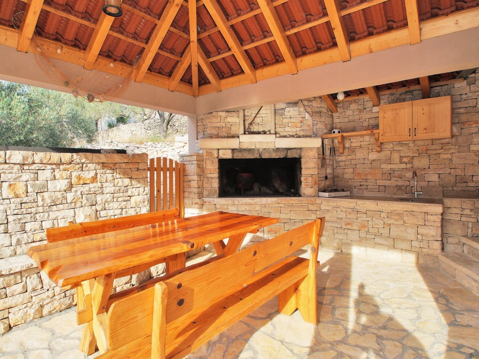 Stone House Mia: Authentiek stenen vakantiehuis met zeezicht in Vela Luka - foto 23